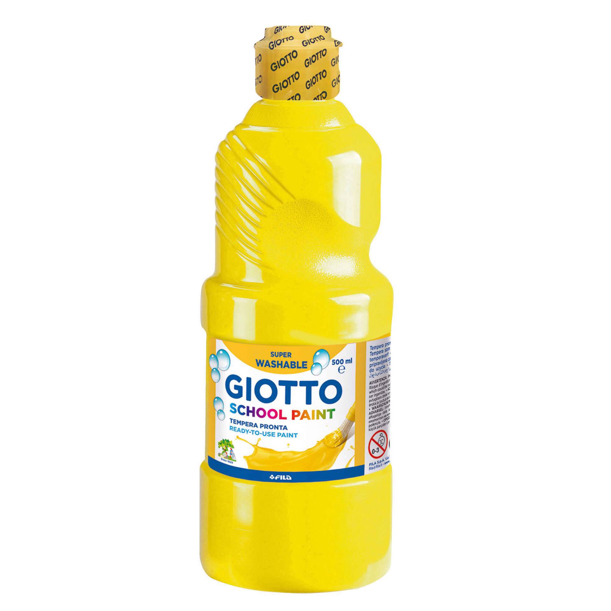 Guache Amarelo School Paint 500ml
