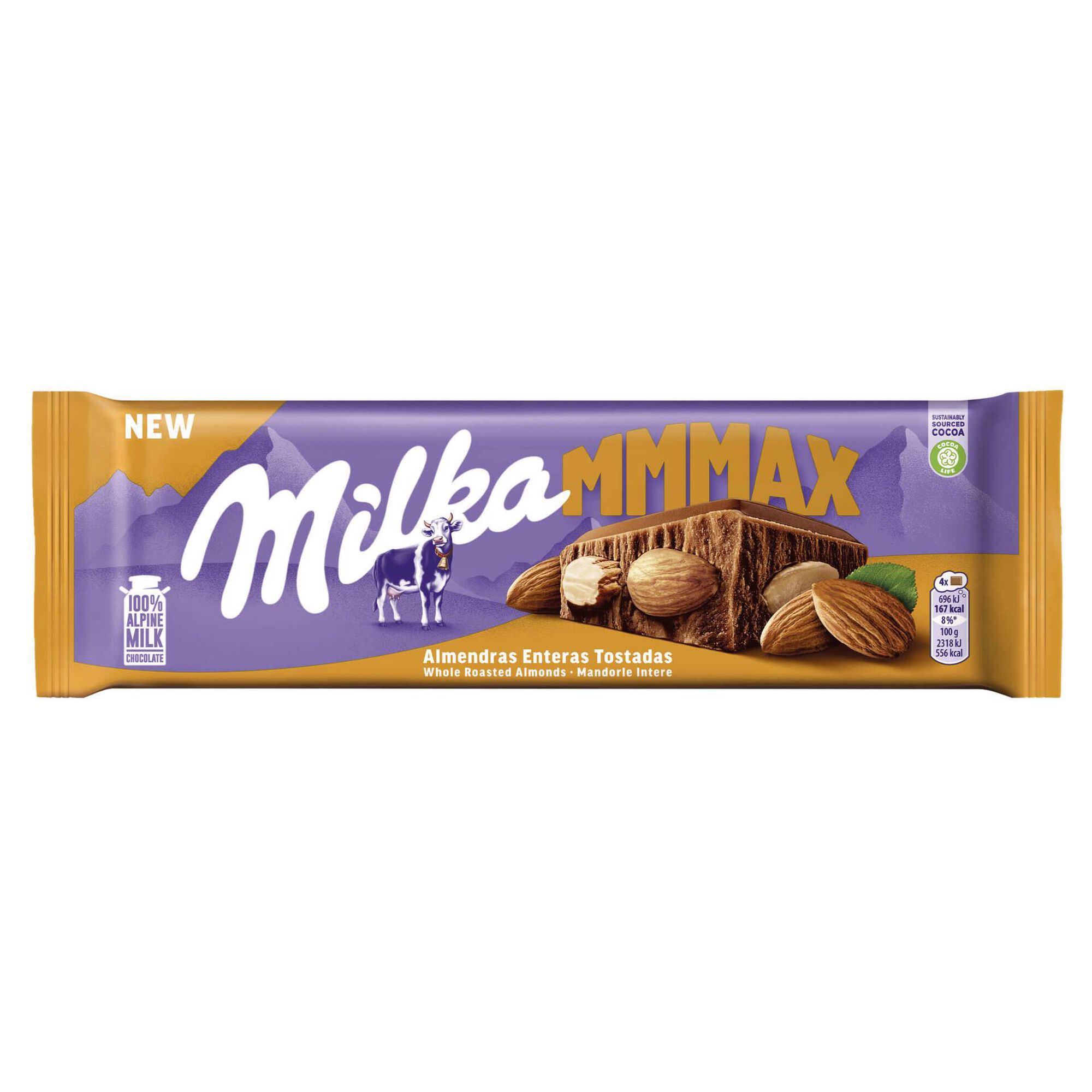 Tablete de Chocolate de Leite com Amêndoas Inteiras
