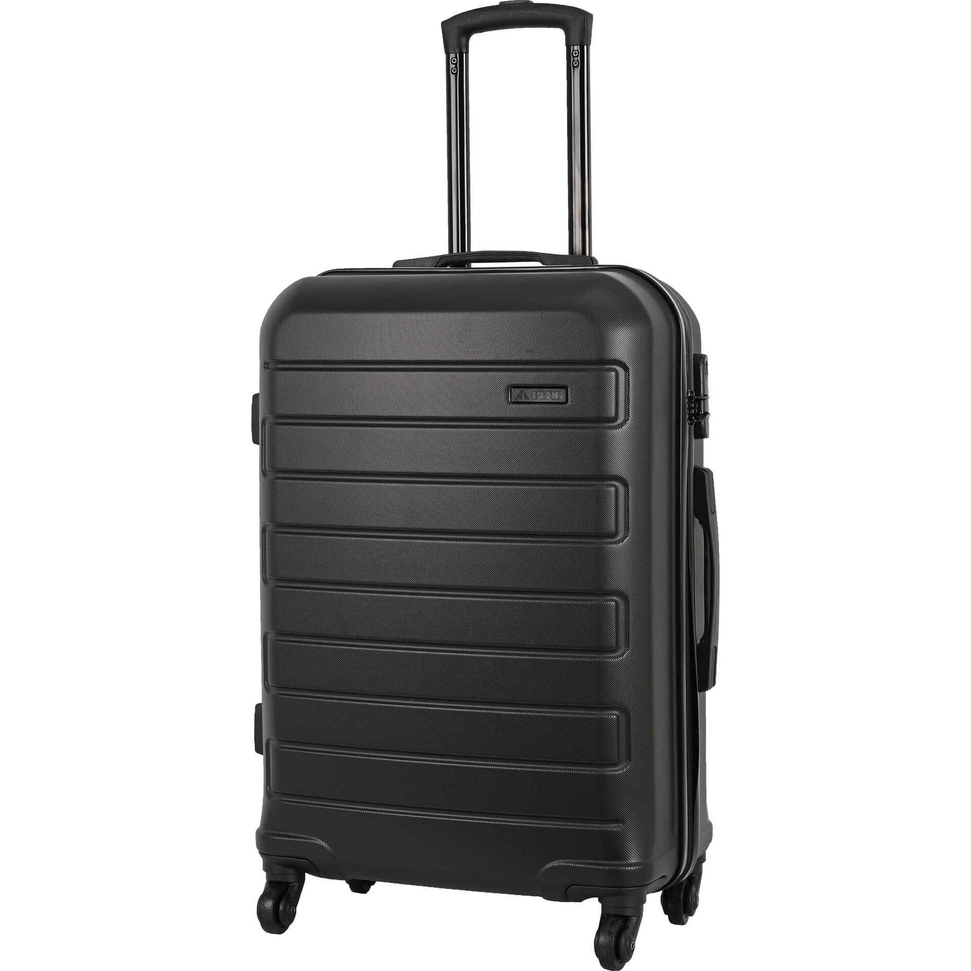 Mala de Viagem M&eacute;dia 4 Rodas Preta Lifestyle Berg