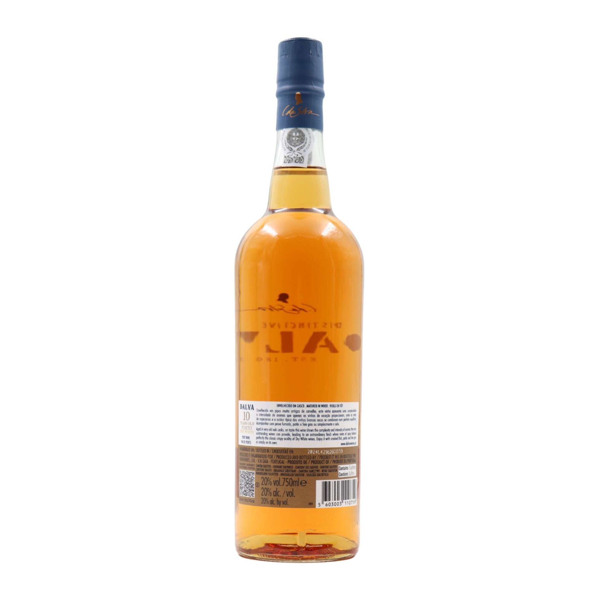 Dalva 10 Anos Dry Vinho Do Porto Branco
