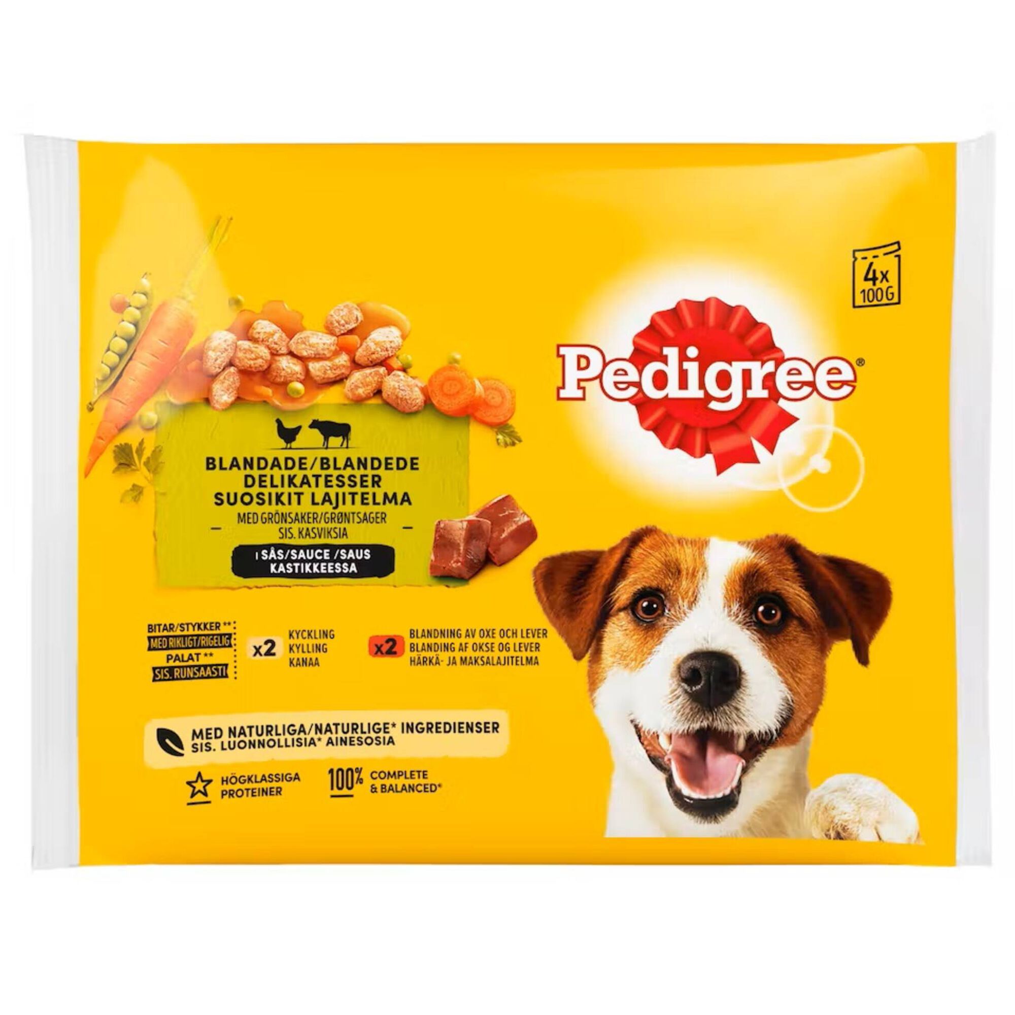 Comida Húmida para Cão Júnior, Adulto e Sénior Saquetas Comida Húmida para Cão Júnior, Adulto e Sénior Saquetas