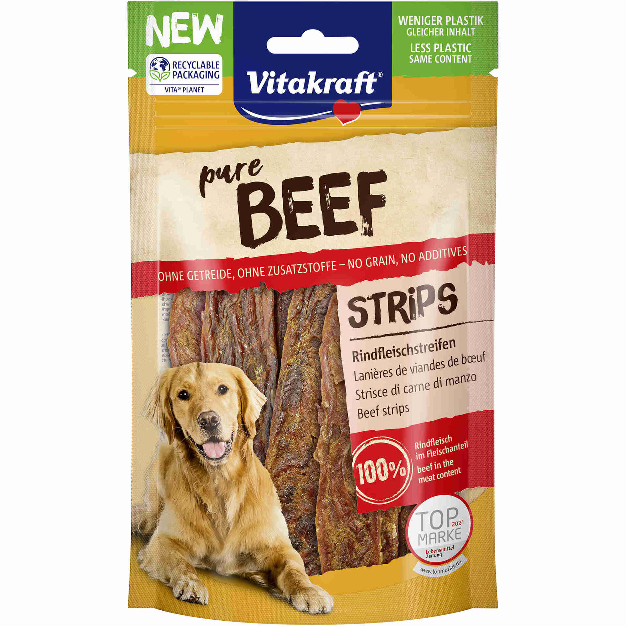 Snack para Cão Pure Beef Strips Vaca