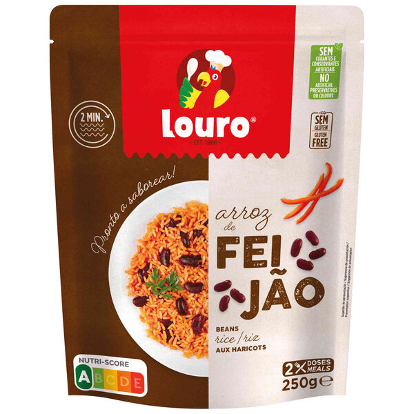 Arroz com Feijão Pronto a Comer Louro