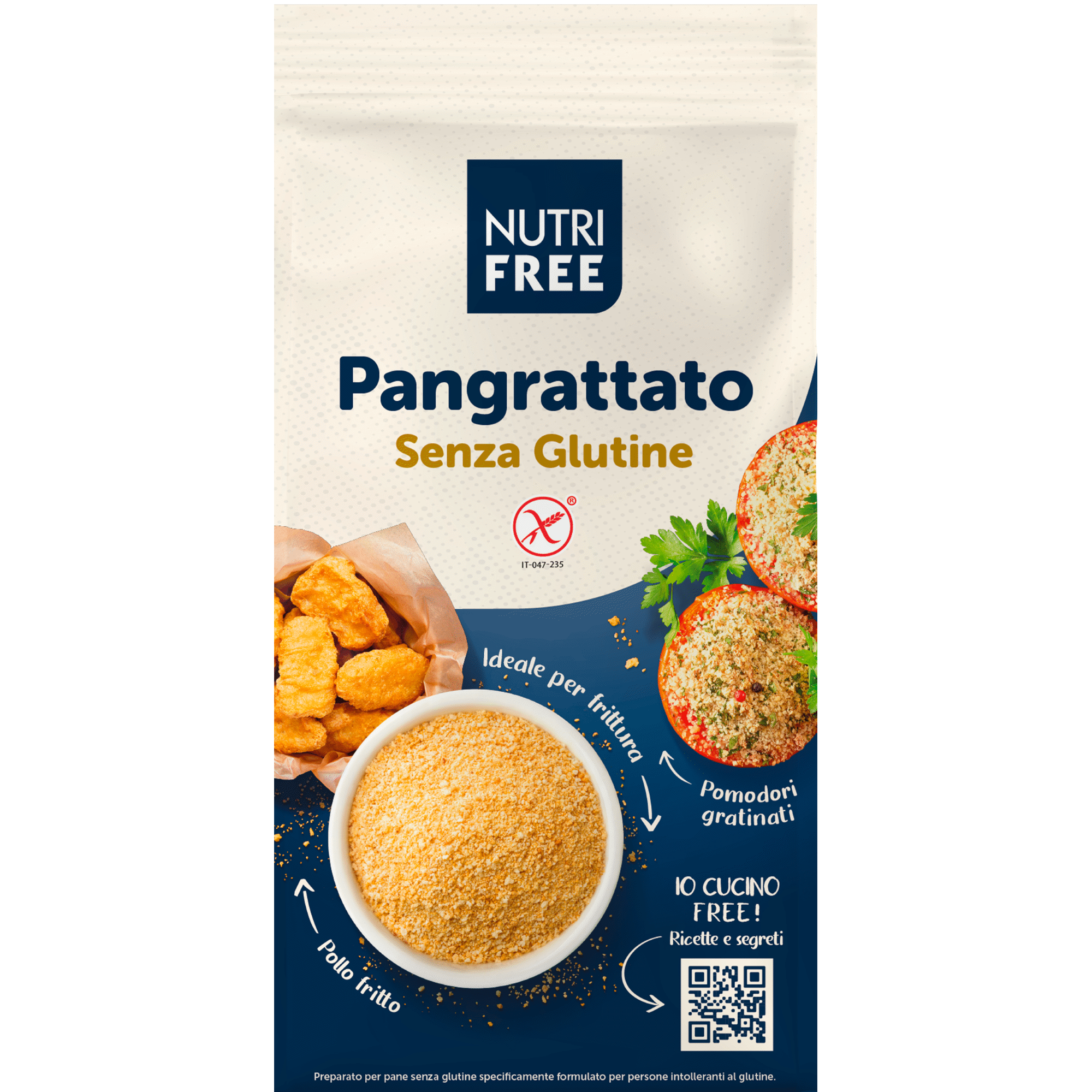P&atilde;o Ralado Pangrattato sem Gl&uacute;ten Nutrifree