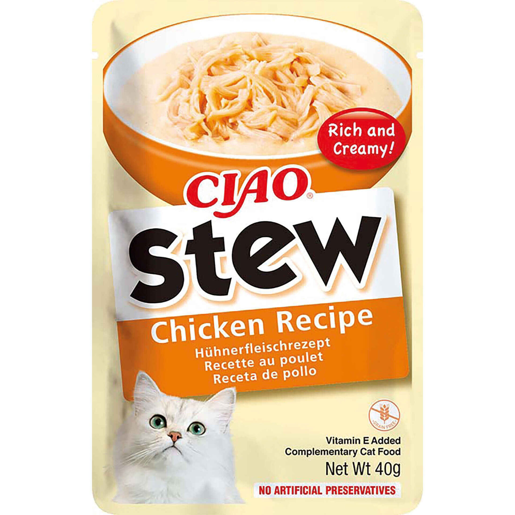 Snack para Gato Stew Frango