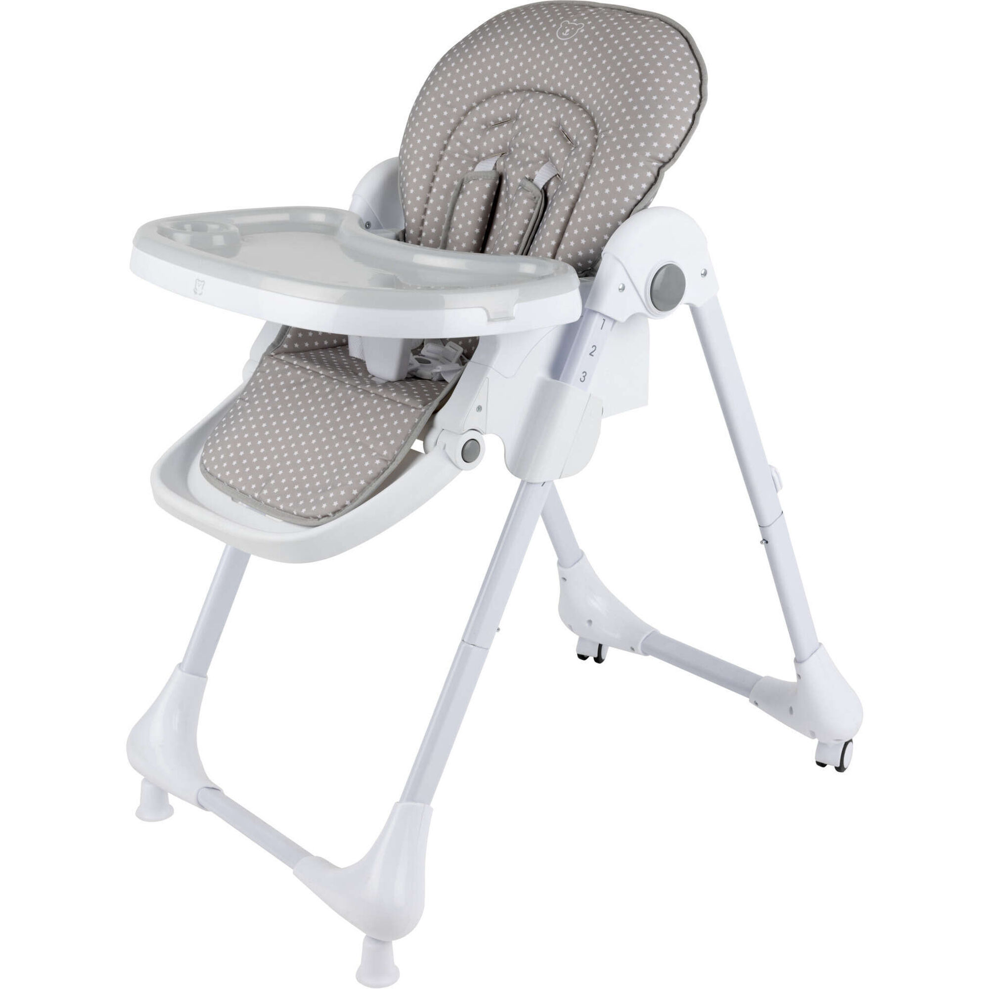 Cadeira de Refeição Cinza Ursinho