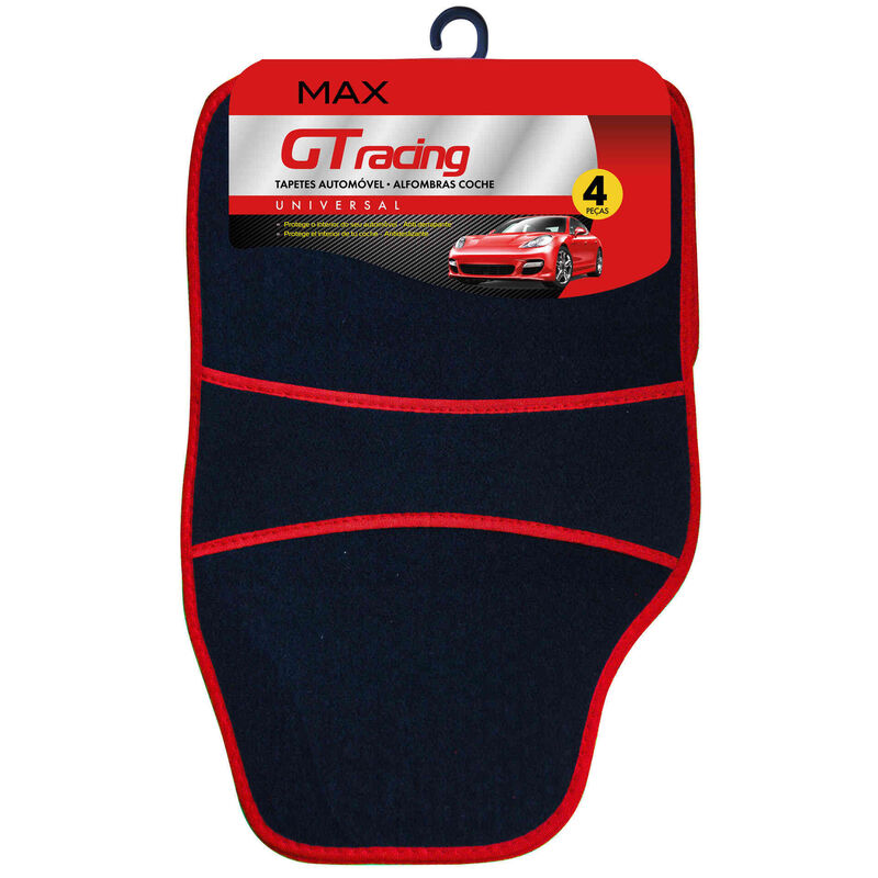Conjunto 4 Tapetes Alcatifa GT Racing Max