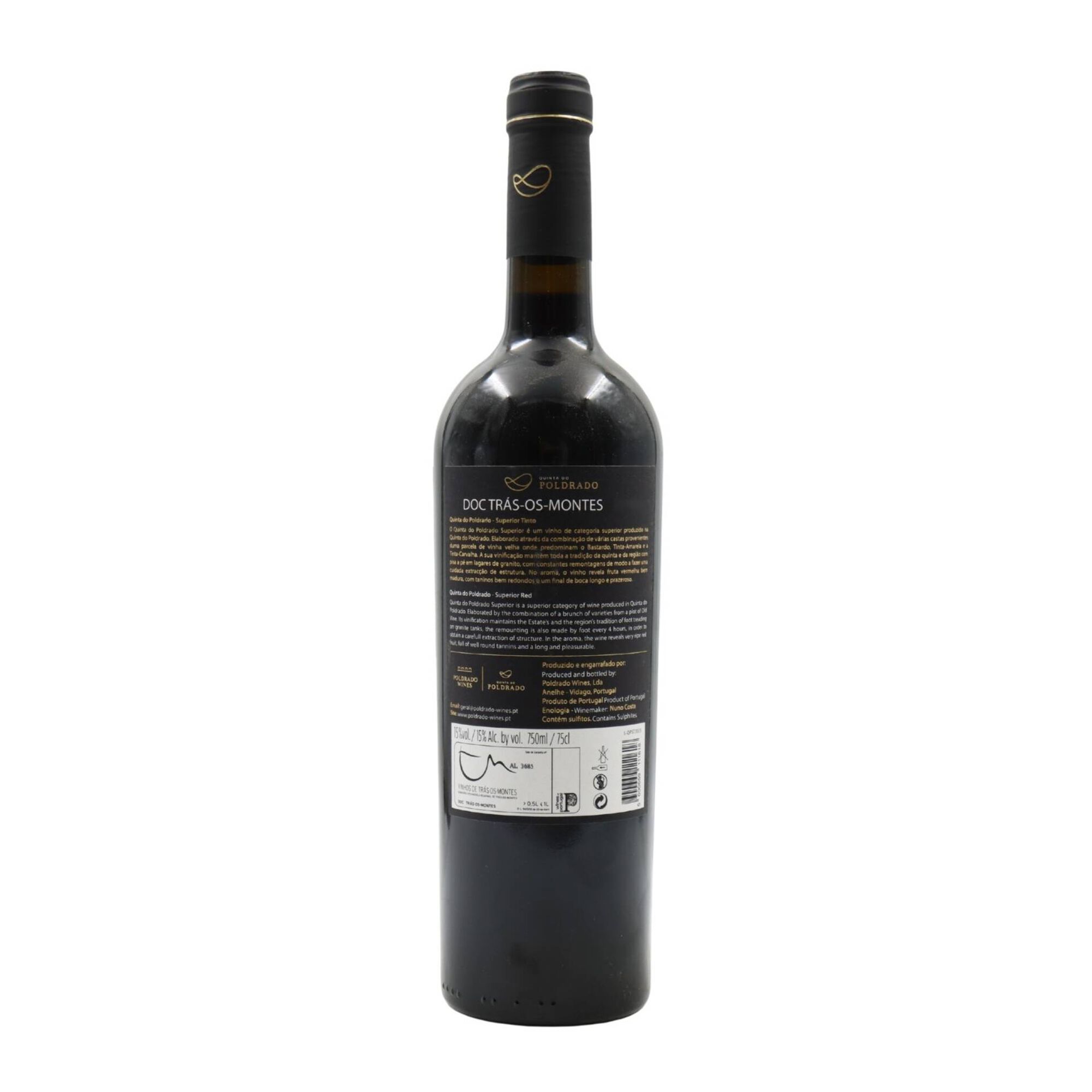 Quinta Do Poldrado Superior Tr&aacute;s Os Montes Vinho Tinto