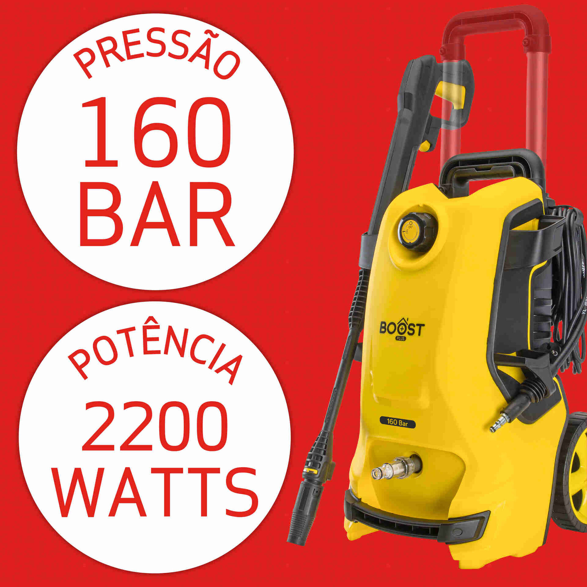Lavadora Alta Press&atilde;o 160 Bar Boost