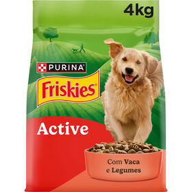 Ra&ccedil;&atilde;o para C&atilde;o Adulto Active Vaca Purina Friskies