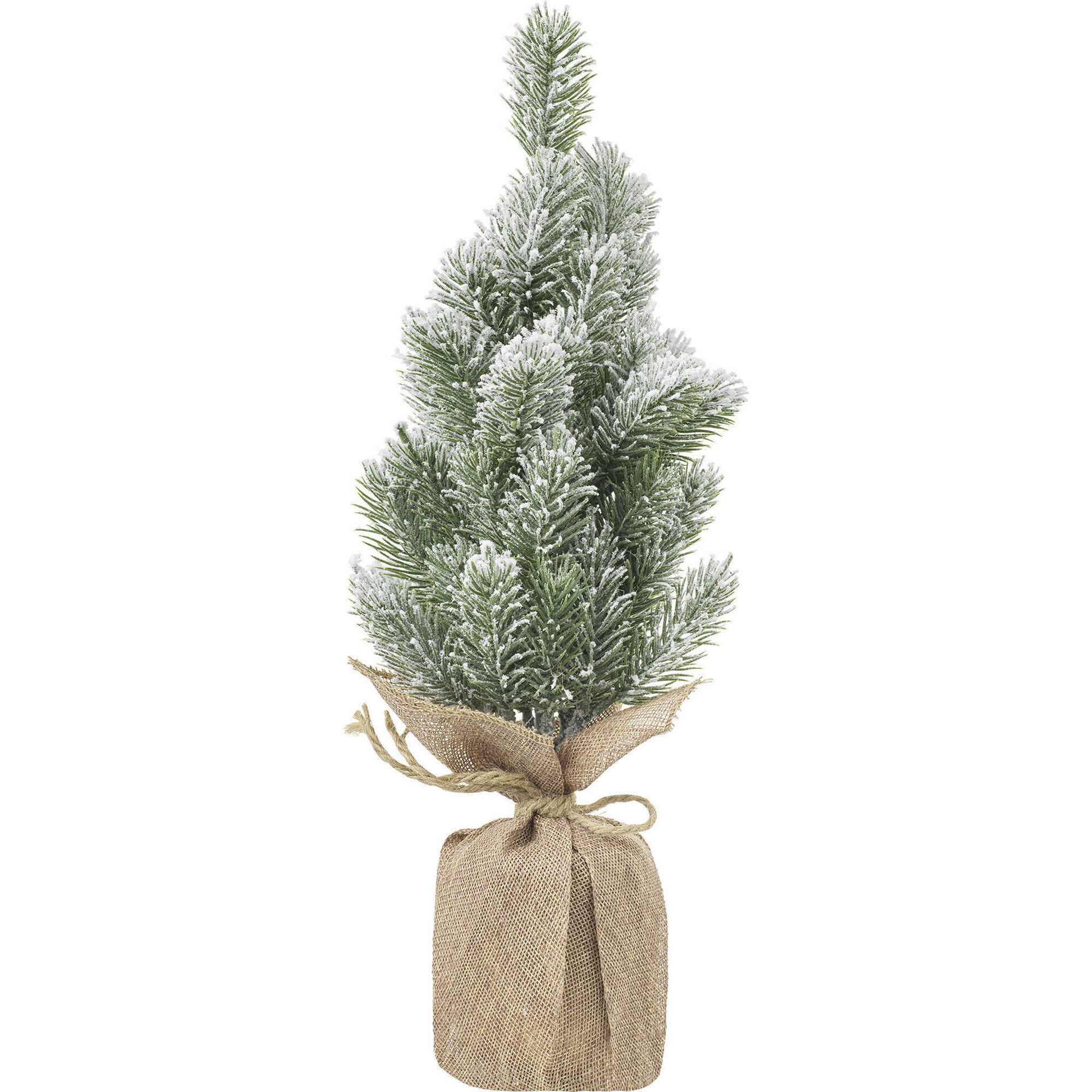 Pinheiro com Neve Vaso Juta