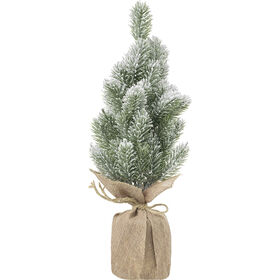 Pinheiro com Neve Vaso Juta