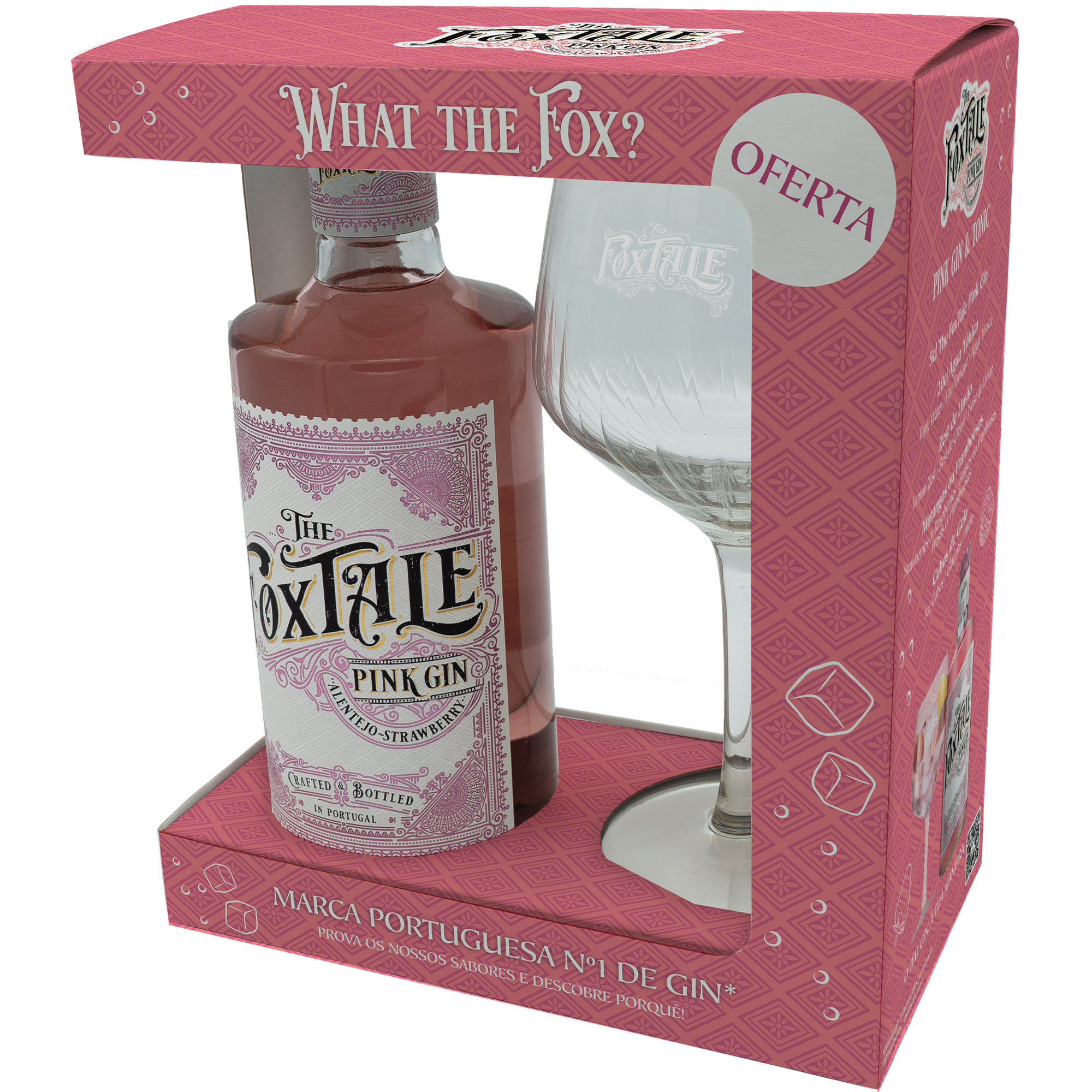 Gin The Foxtale Pink com Copo