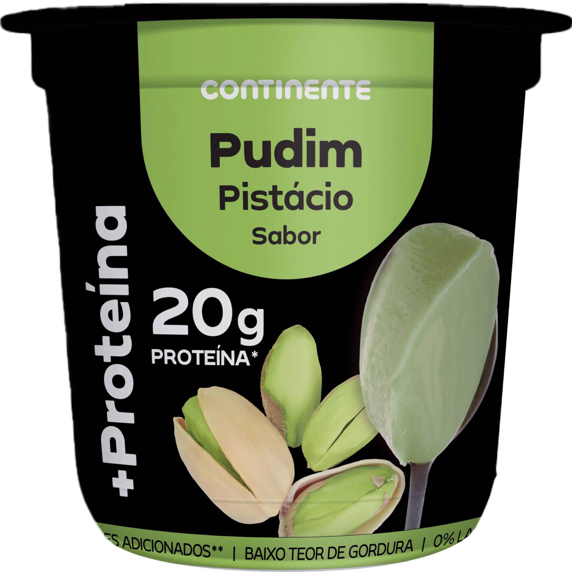 Pudim +Proteína Pistácio