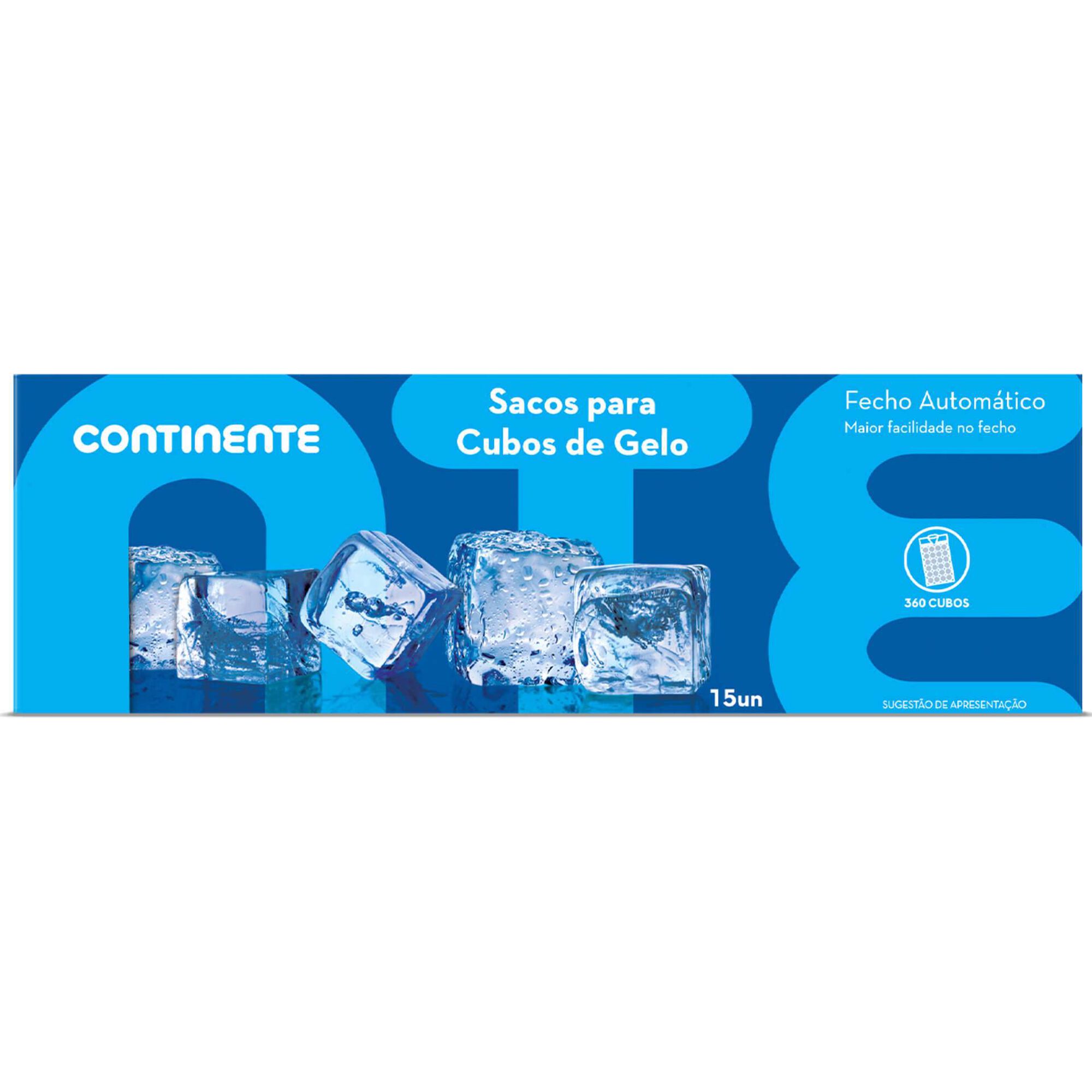 Sacos para Cubos de Gelo Fecho Automático Sacos para Cubos de Gelo Fecho Automático