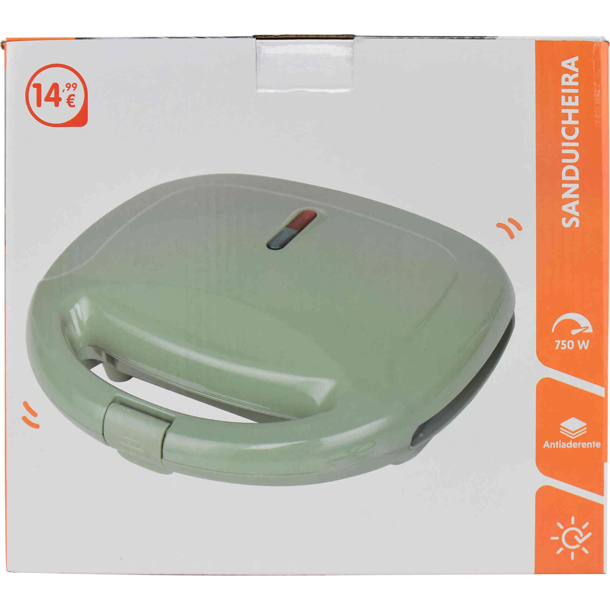 Sanduicheira Antiaderente 750W Bazar&atilde;o