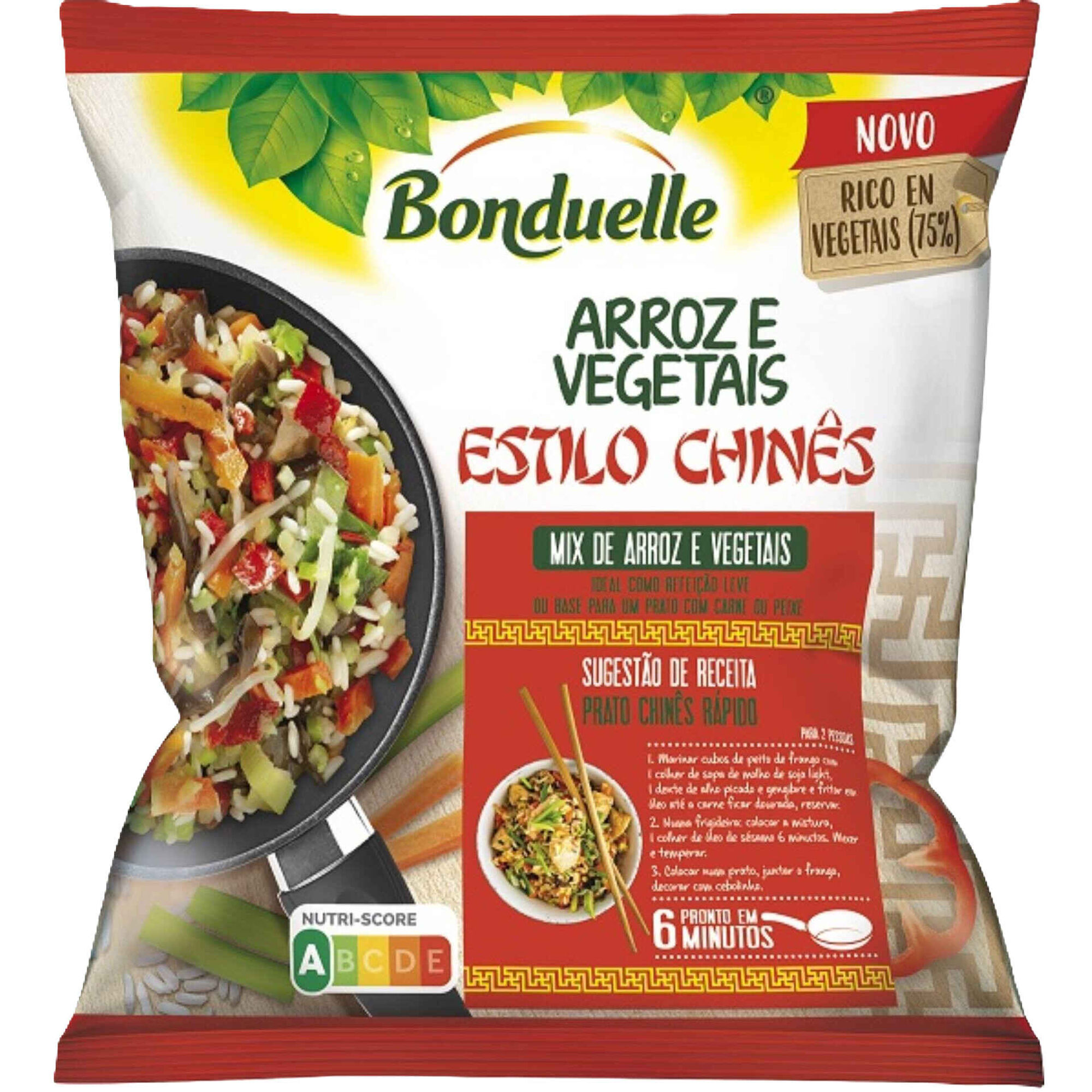 Mix Arroz e Vegetais Estilo Chinês