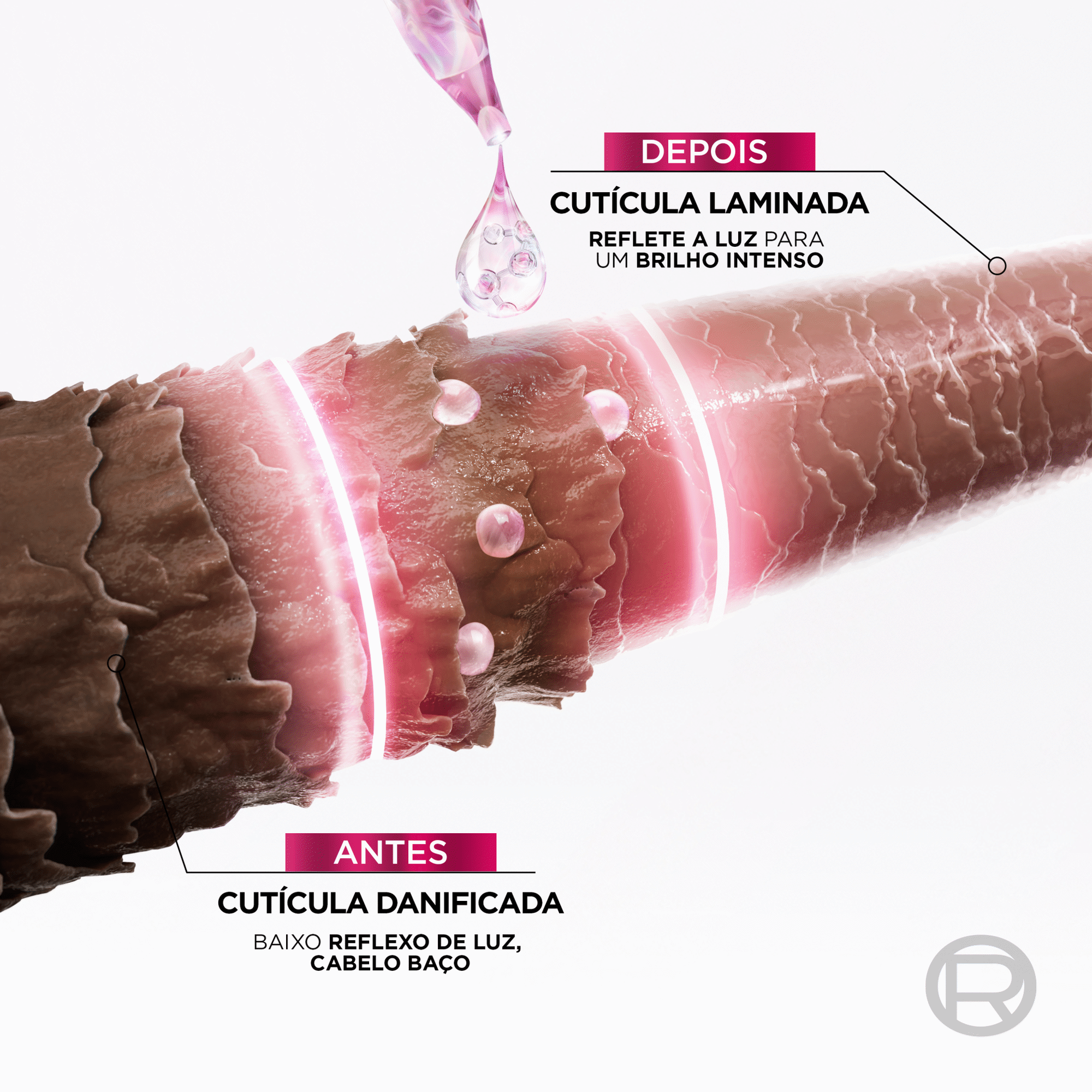 S&eacute;rum Cabelo Glycolic Gloss L'Or&eacute;al Paris Elvive