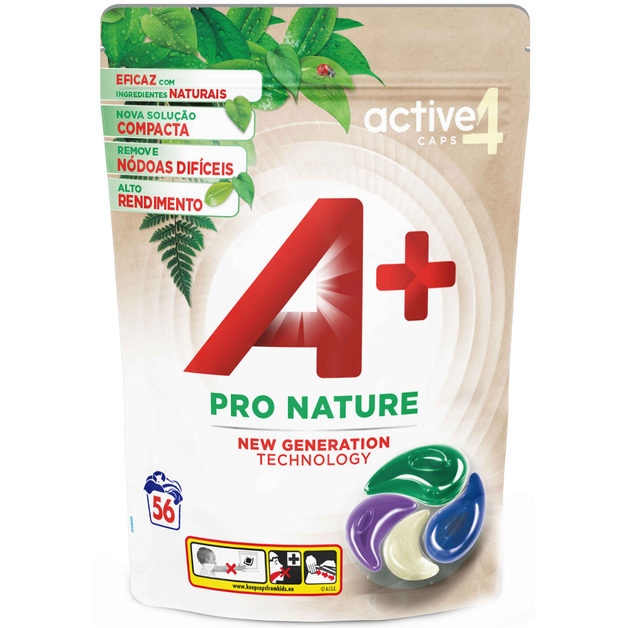 Detergente Máquina Roupa Cápsulas Pro Nature Detergente Máquina Roupa Cápsulas Pro Nature