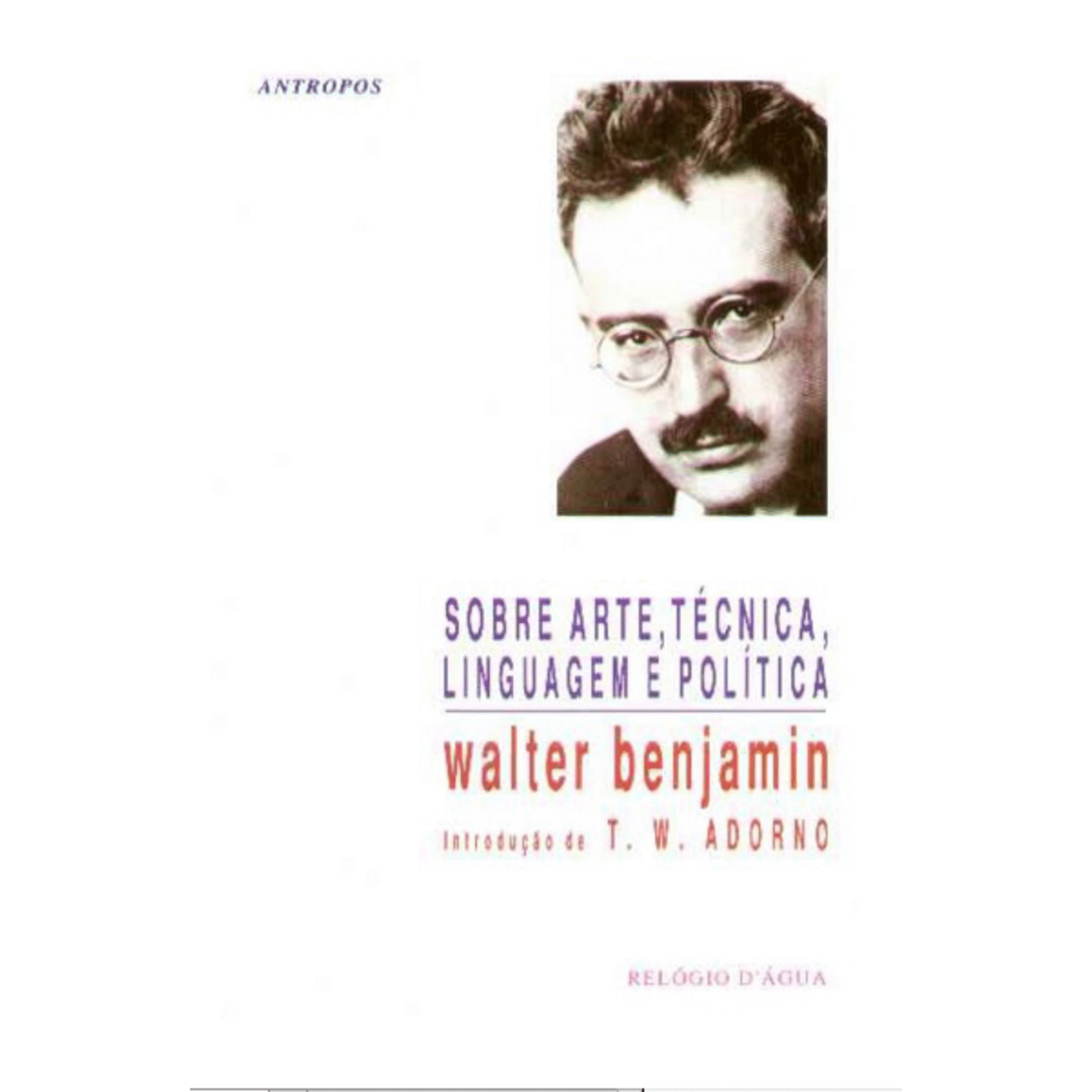 Sobre Arte, T&eacute;cnica, Linguagem e Pol&iacute;tica de Walter Benjamin