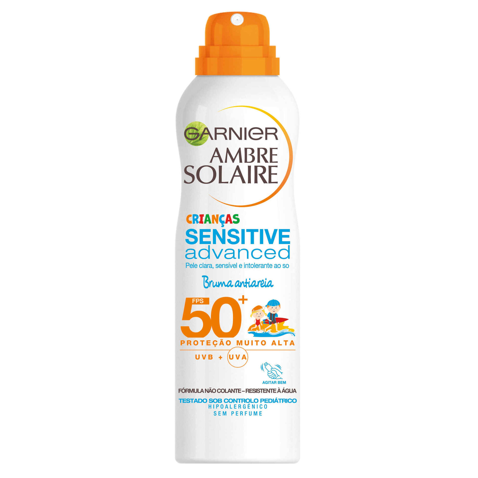 Protetor Solar Bruma Antiareia Ambre Solaire Sensitive Advanced Crianças FP50+ Protetor Solar Bruma Antiareia Ambre Solaire Sensitive Advanced Crianças FP50+