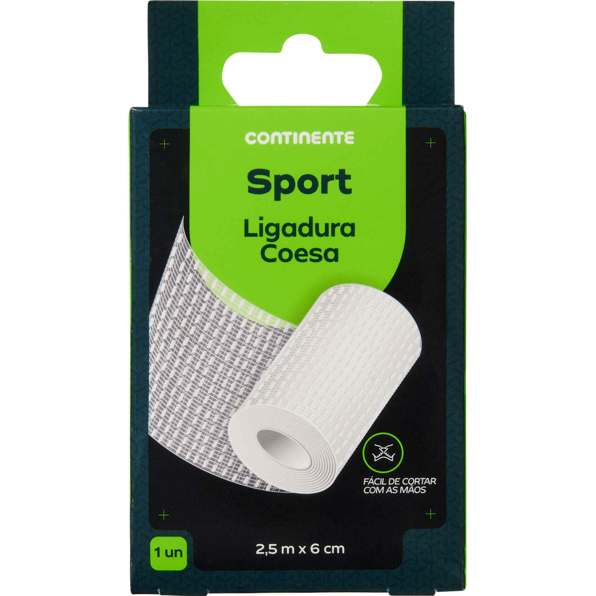 Ligadura de Algod&atilde;o 2,5 m x 6 cm Sport Continente