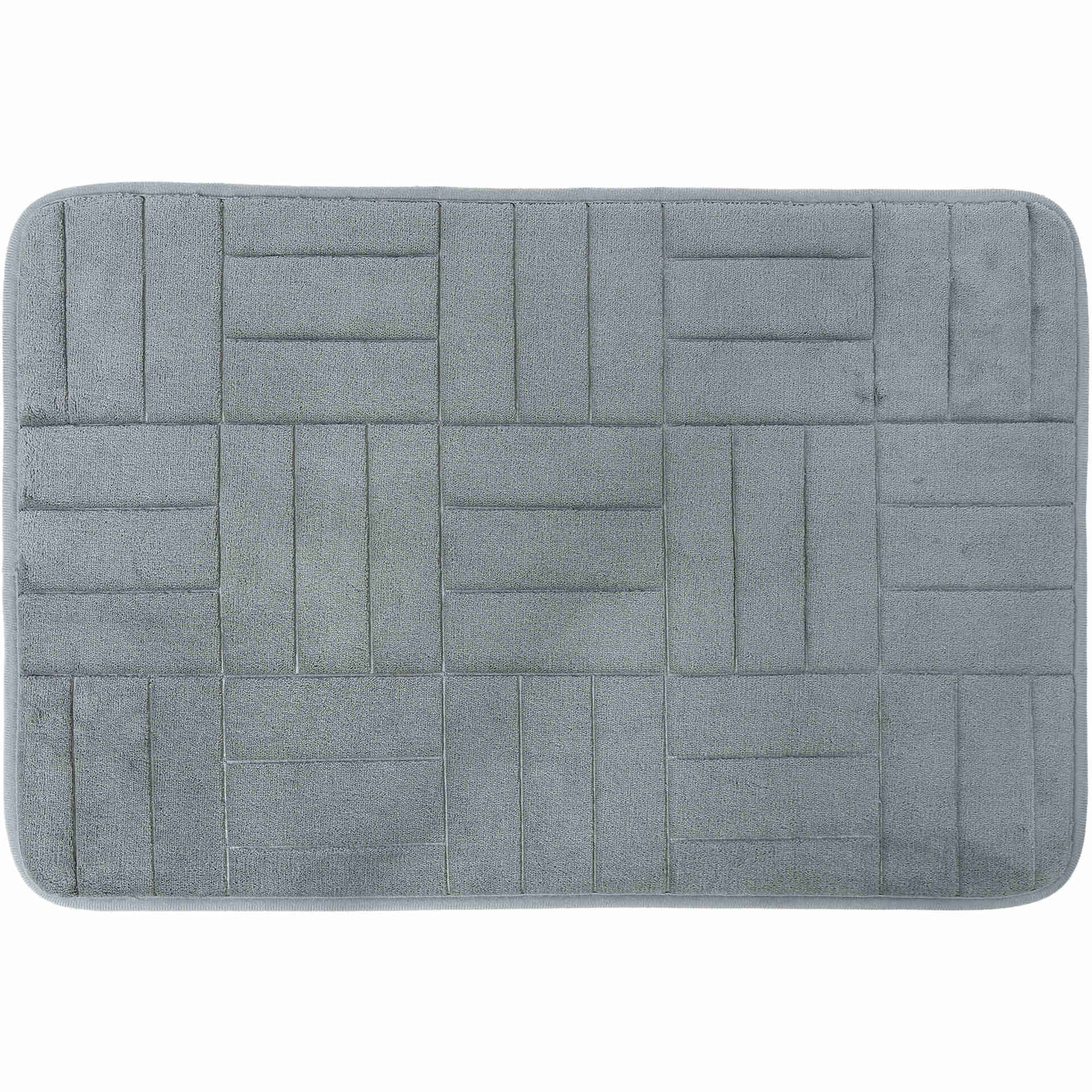 Tapete WC 60x40cm Cinza Kasa