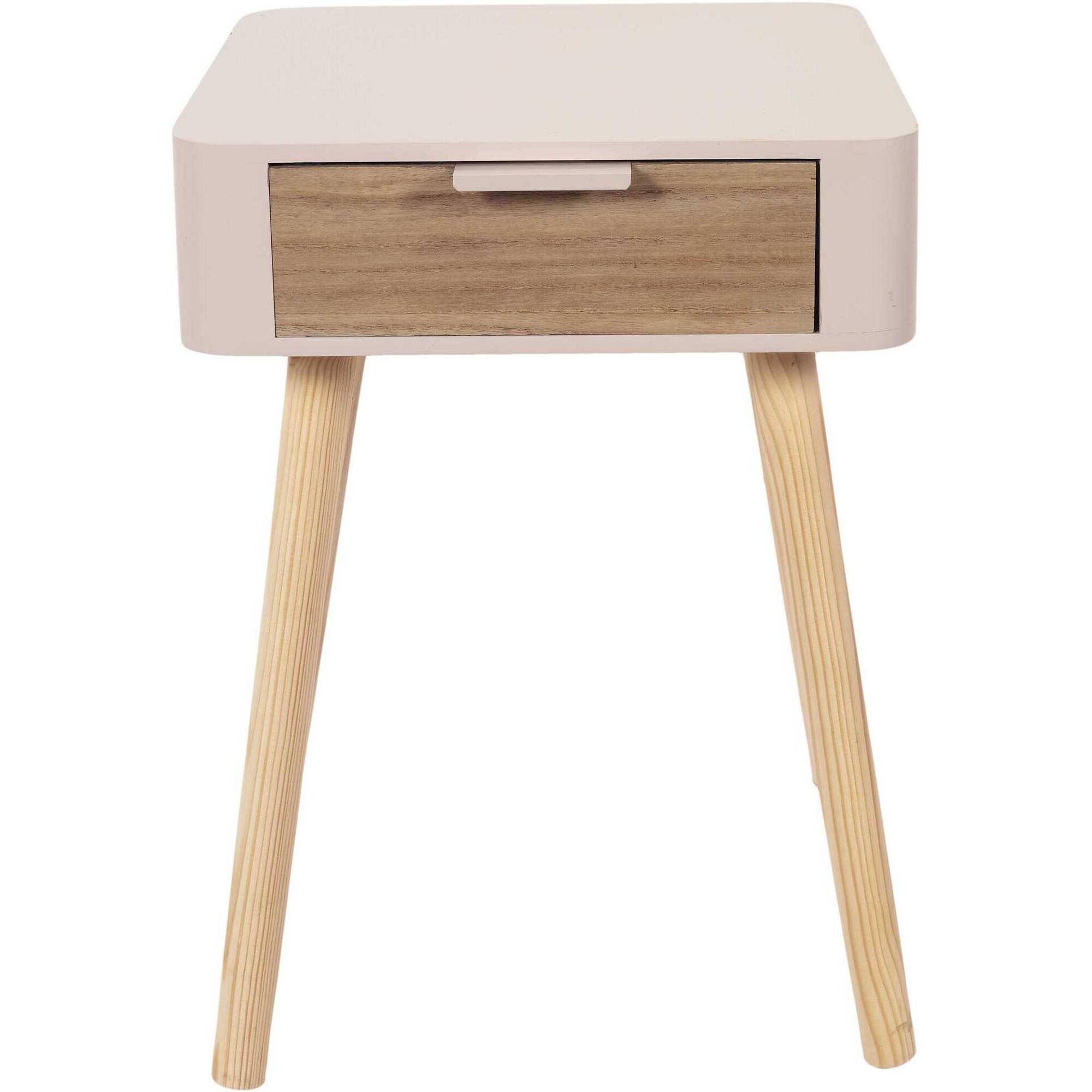 Mesa de Cabeceira Rosa