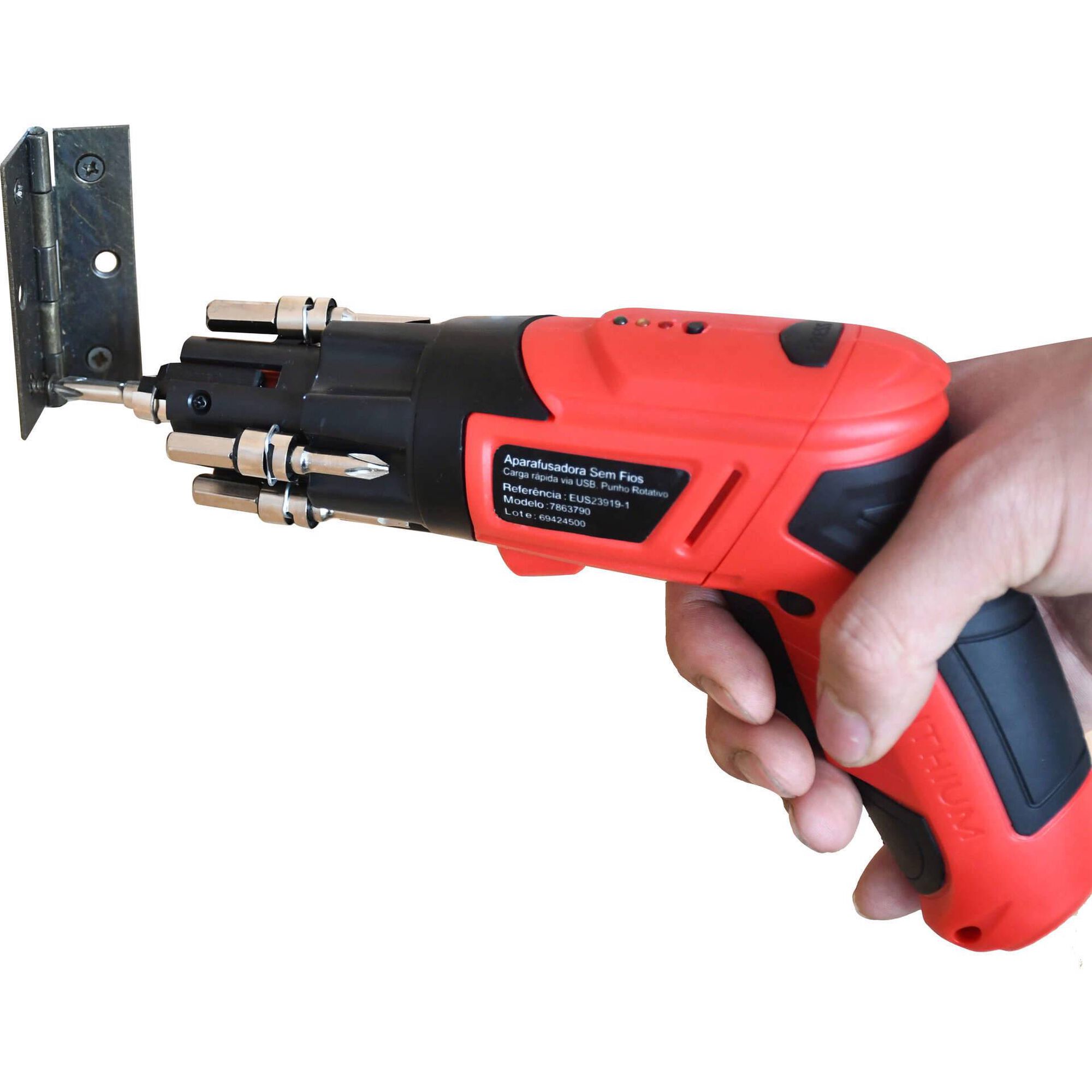 Aparafusadora sem Fios com 26 Peças USB