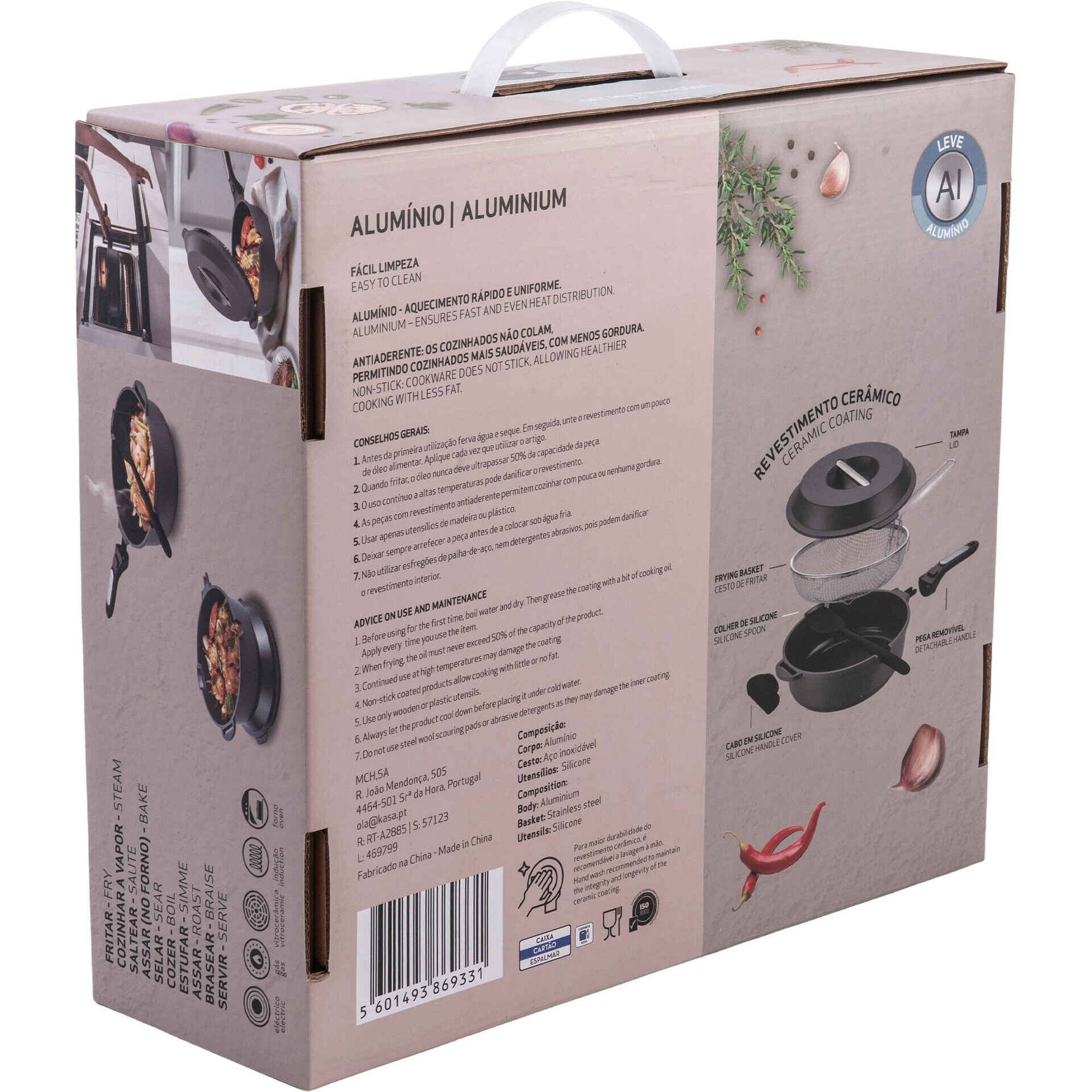 Set Multifun&ccedil;&otilde;es 10 em 1 Omnicook Preto Kasa