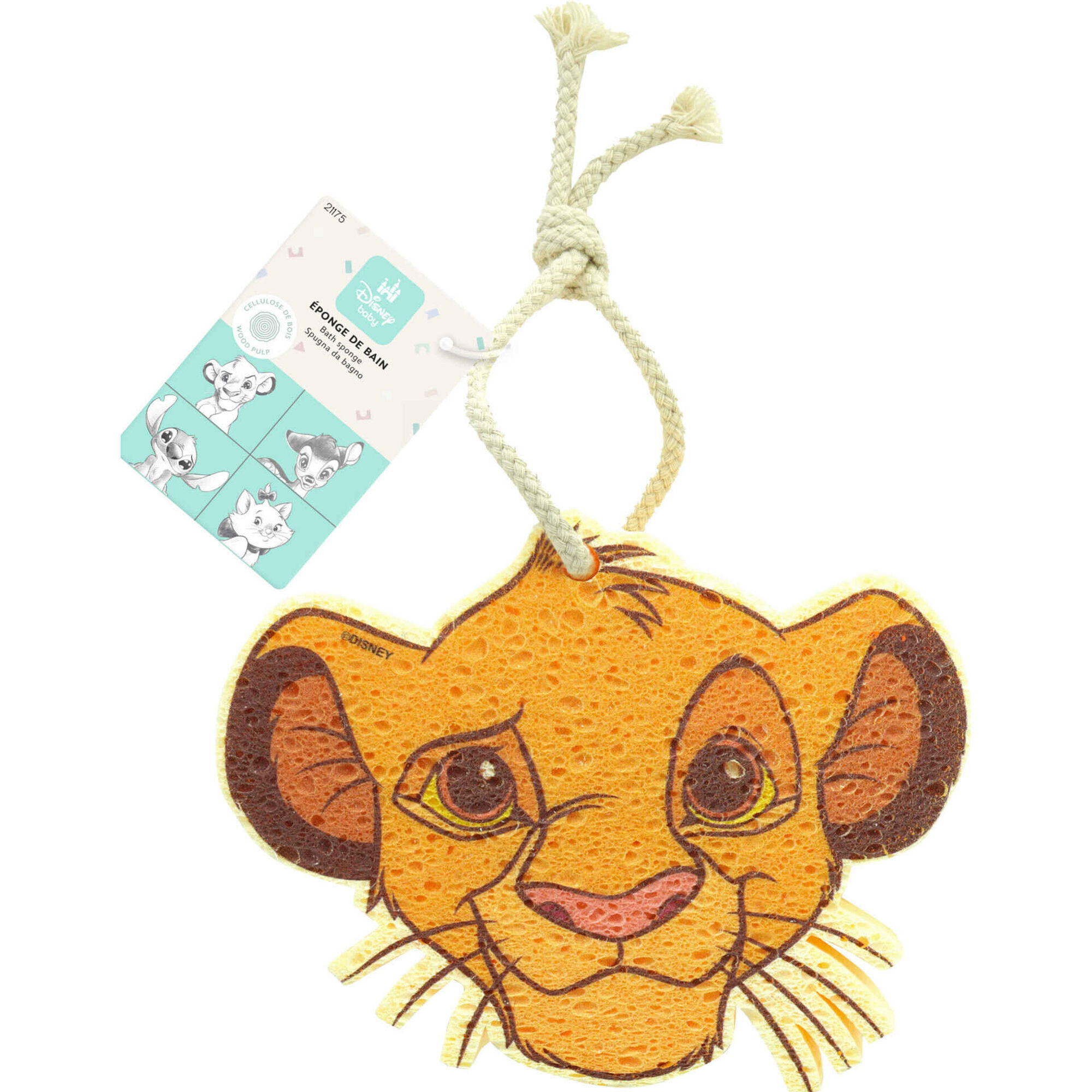 Esponja de Banho Simba Abc