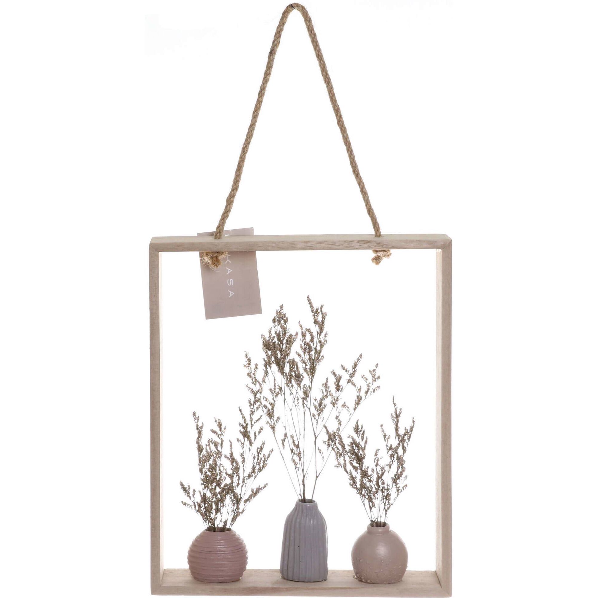 Quadro Pendurar com 3 Jarras Kasa