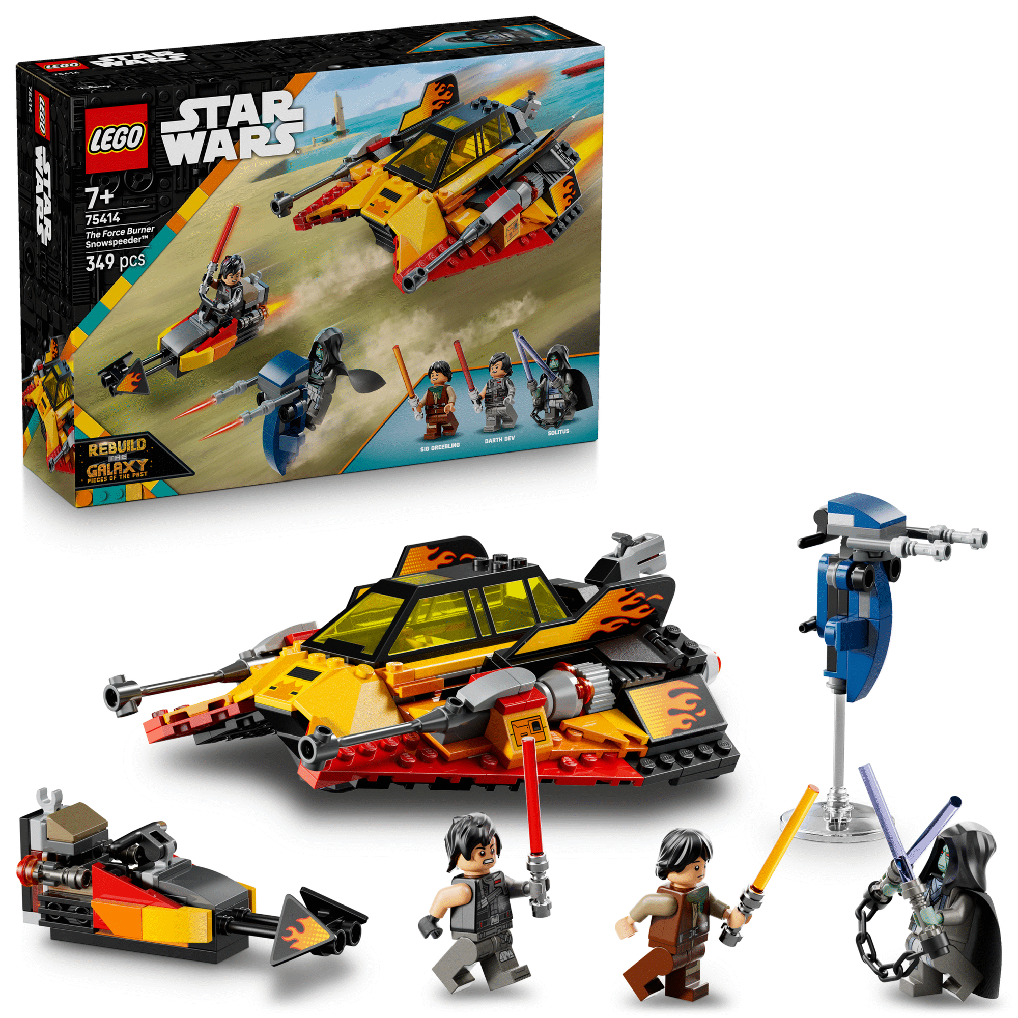 The Force Burner Snowspeeder  - 75414