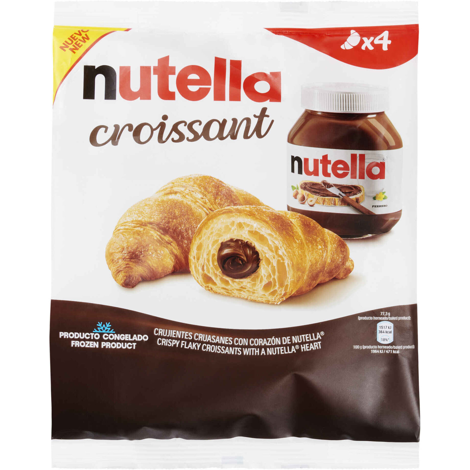 Croissant com Recheio Chocolate Croissant com Recheio Chocolate