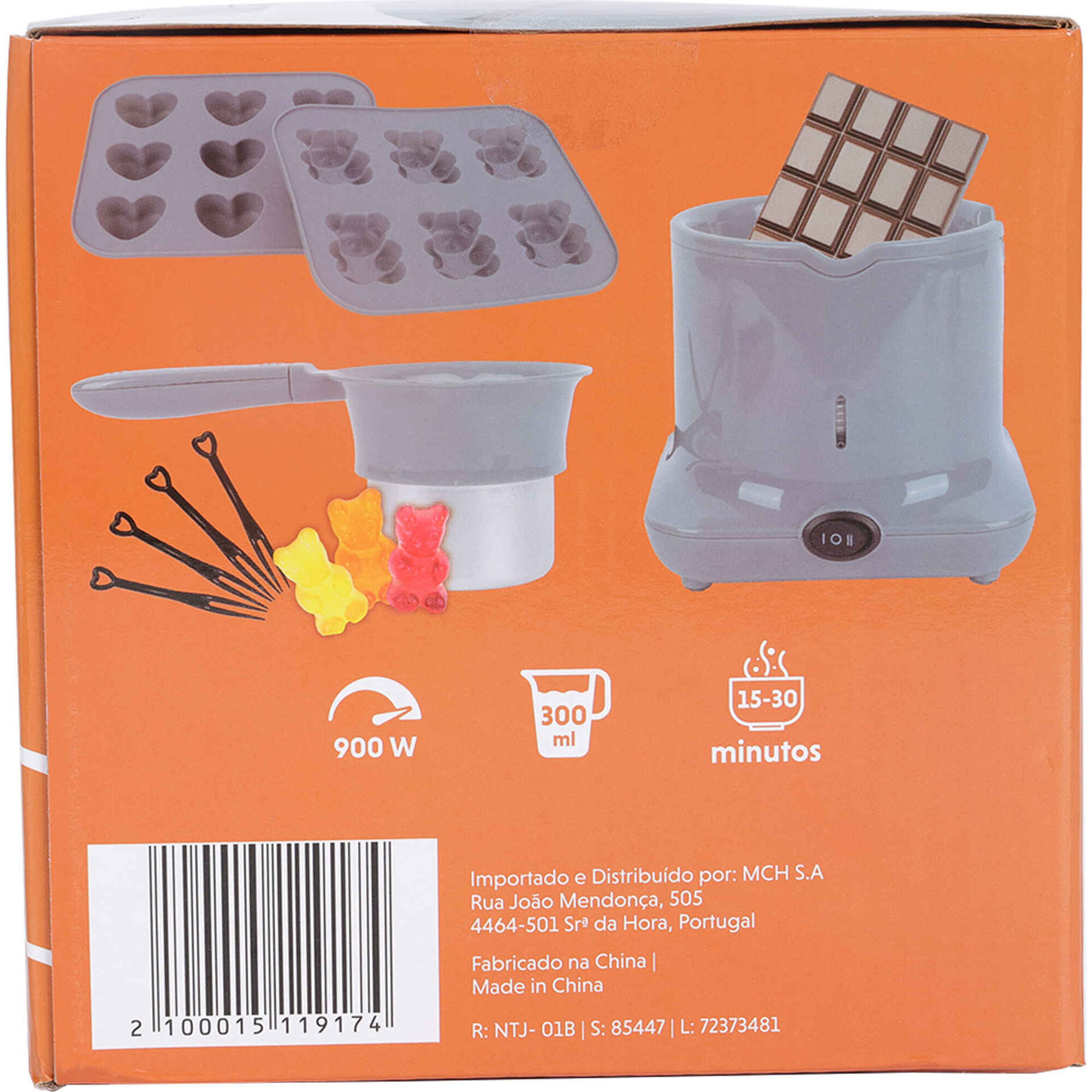 Máquina de Gomas e Fondue de Chocolate