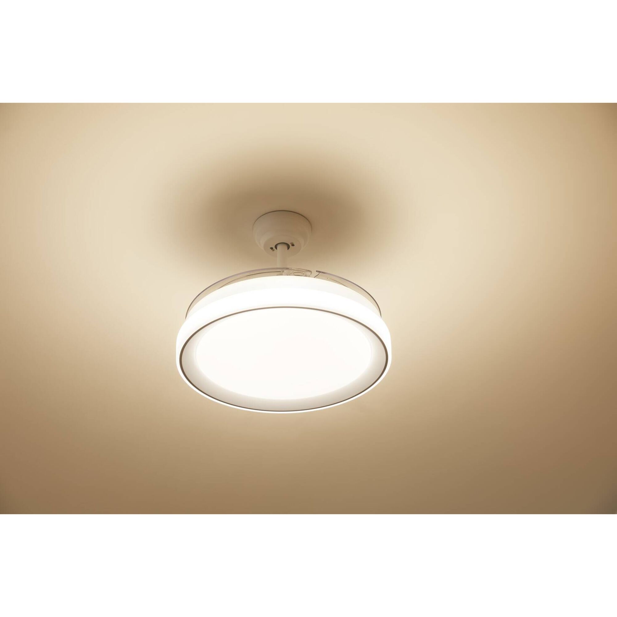 Ventoinha Teto LED com Comando 4000K 45W Branco