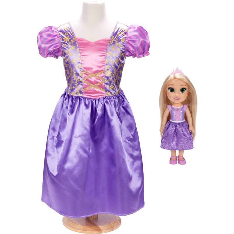 Disney - Boneca Princesa Rapunzel com Vestido