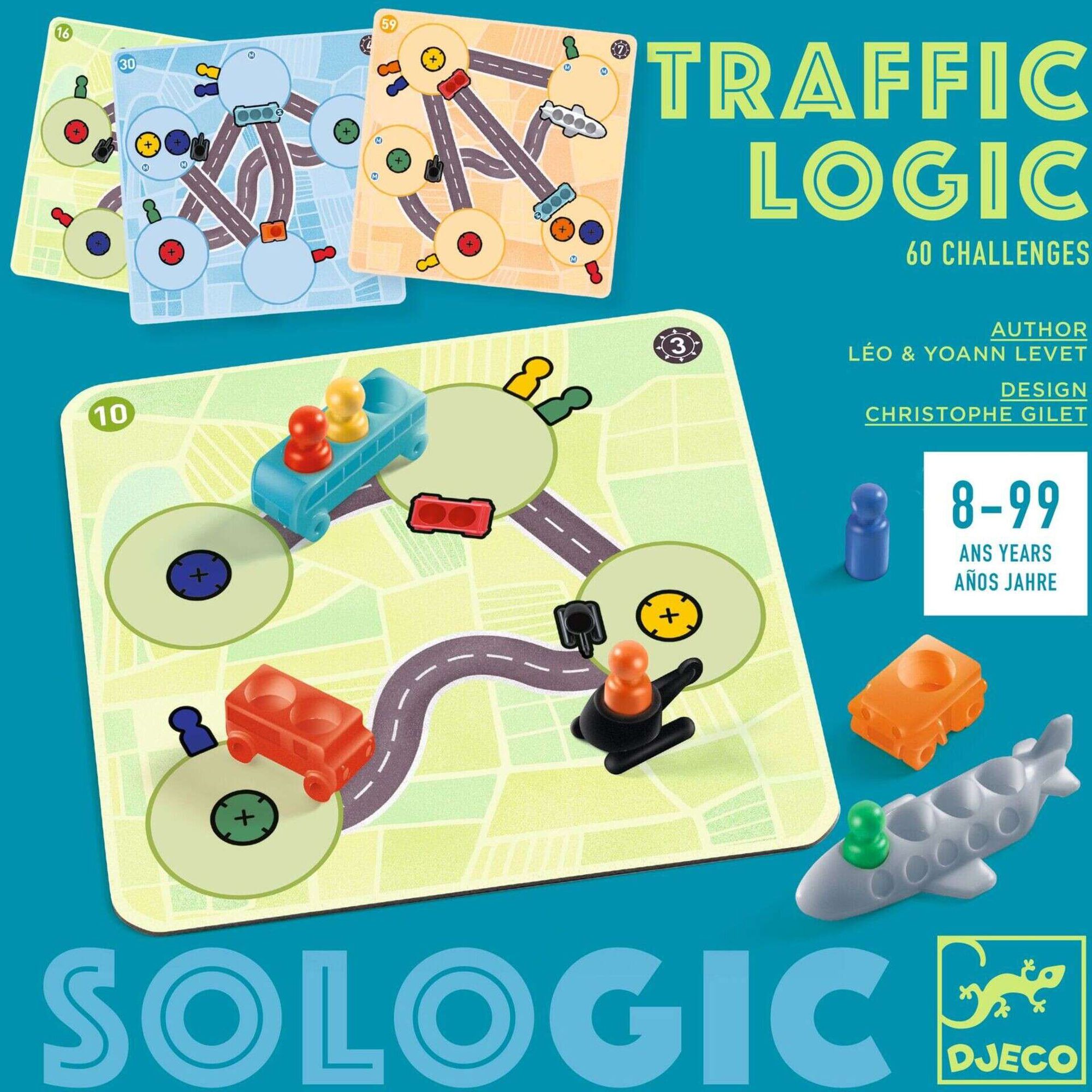 Djeco - Jogo Traffic Logic Sologic
