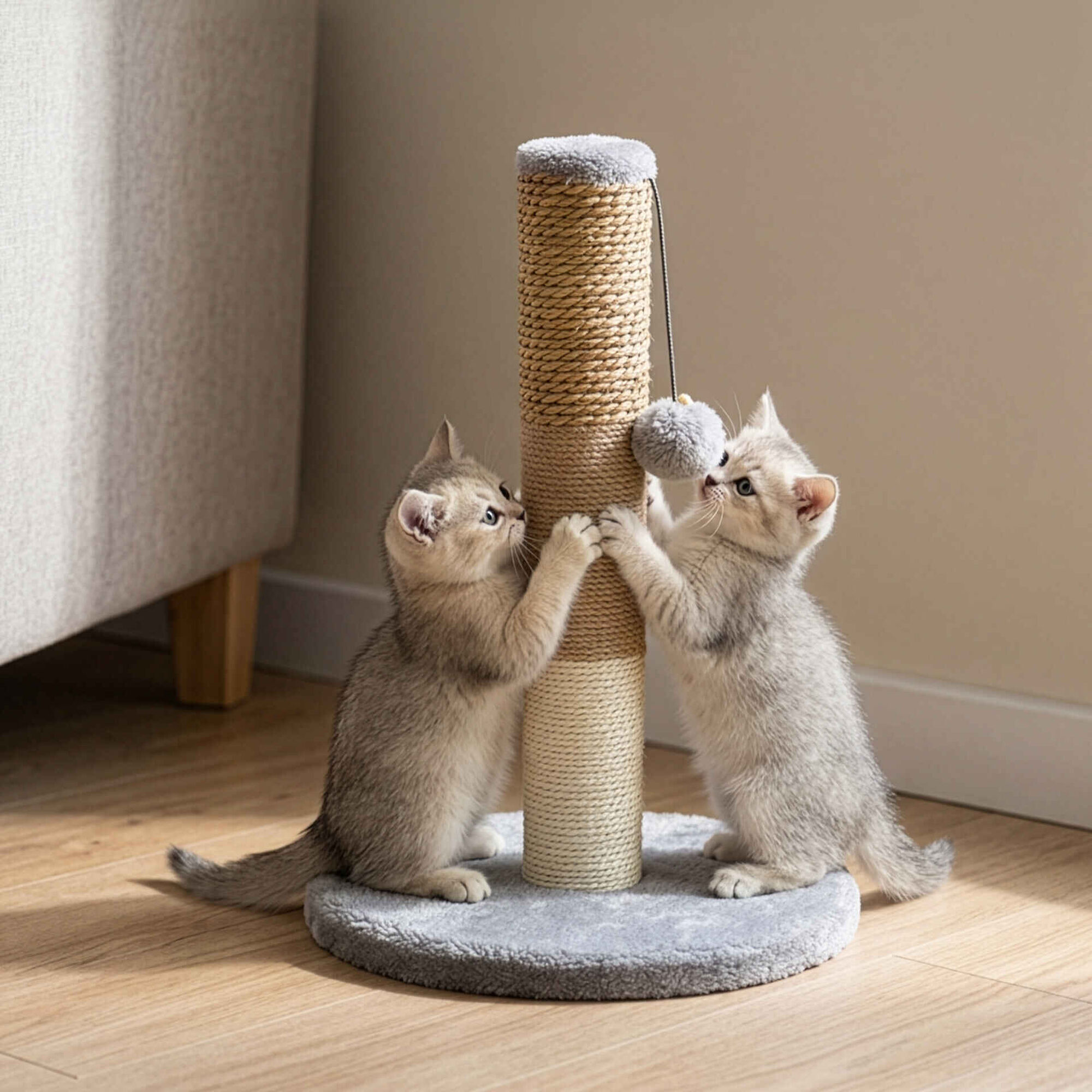 Arranhador para Gato 42cm Sisal Natural Lupi Linx