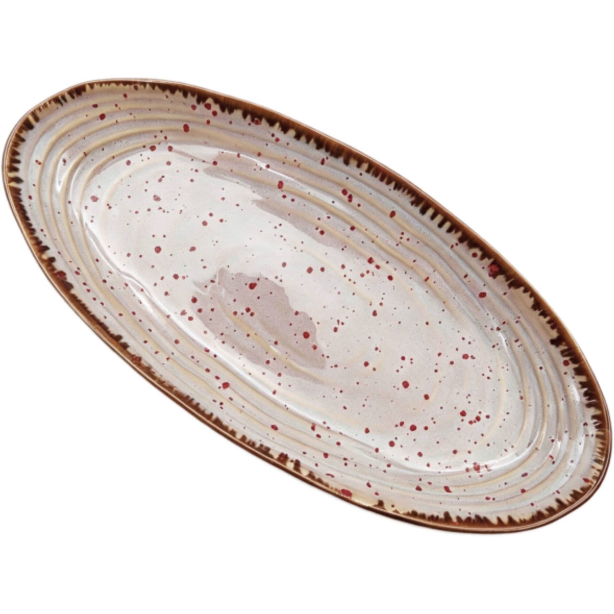Travessa Reativa 25cm Cinza Kasa