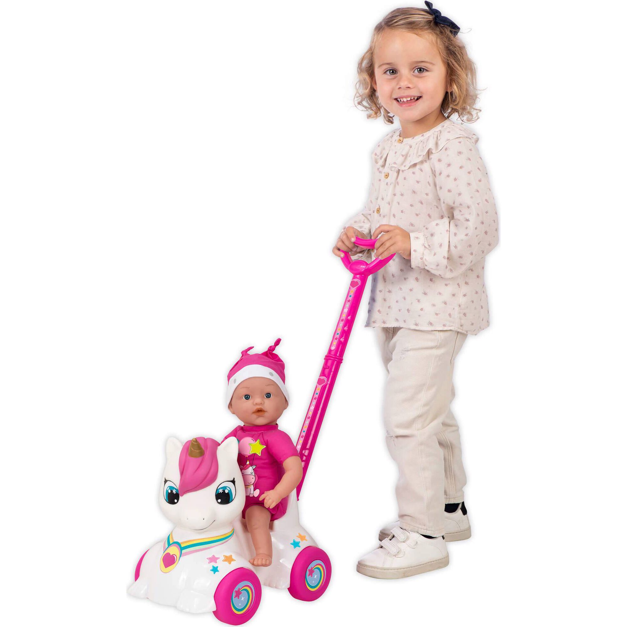 Boneco Titucho com Andador Unicórnio