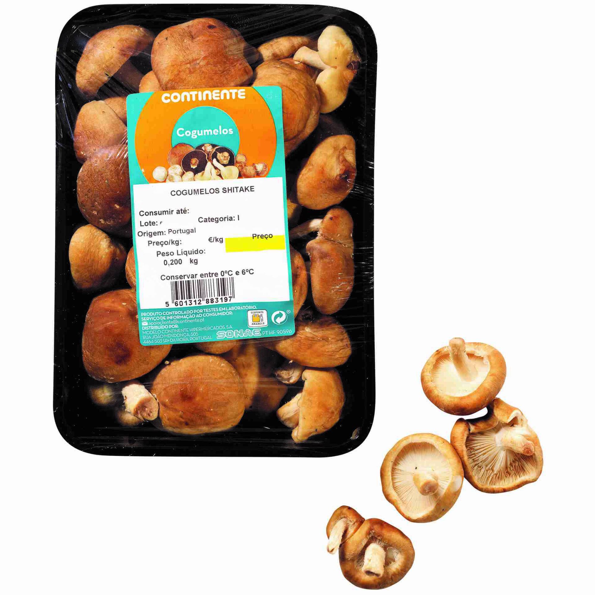 Cogumelo Shitake - emb. 200 gr - Continente