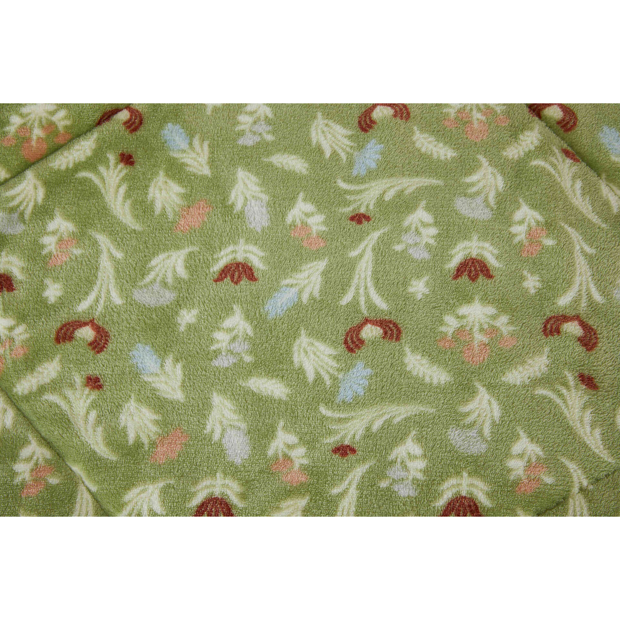 Edredão Coral Borreguito Verde Plantópia