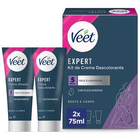 Kit Creme Descolorante Rosto e Corpo Kit Creme Descolorante Rosto e Corpo
