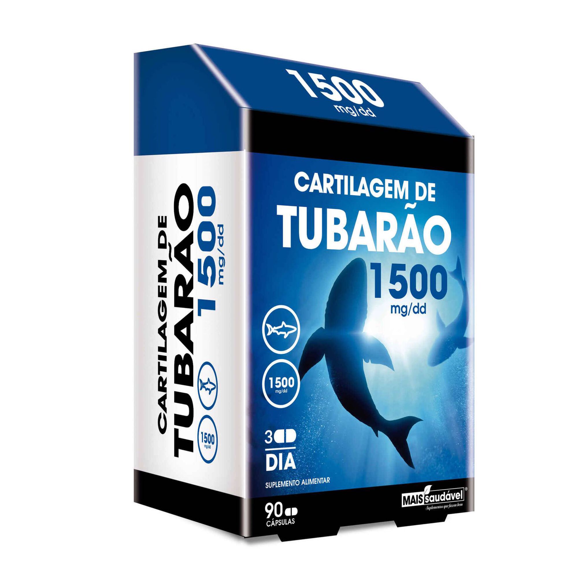 Suplemento Alimentar Cartilagem de Tubarão Cápsulas Suplemento Alimentar Cartilagem de Tubarão Cápsulas