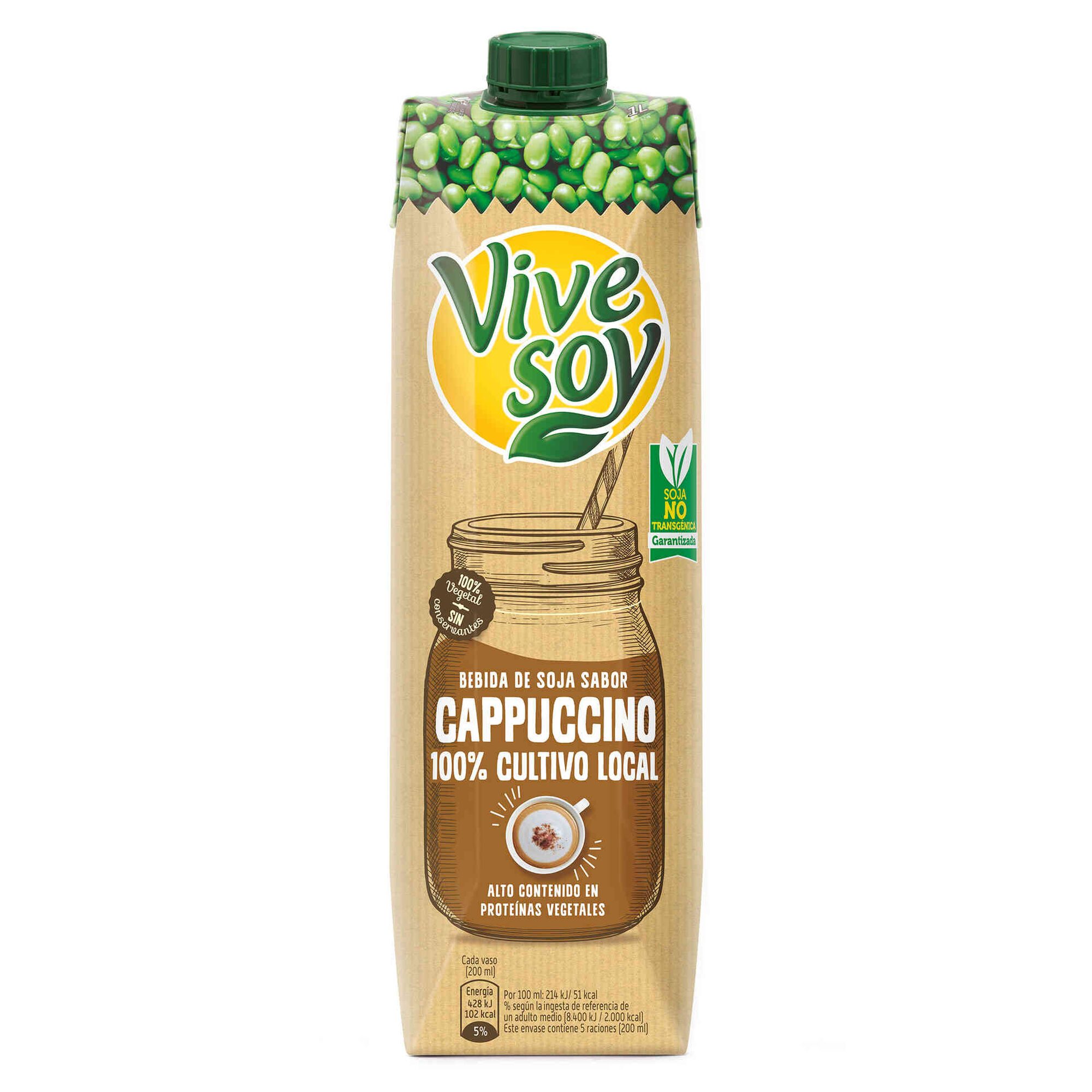Bebida Vegetal de Soja Vegetal Cappuccino Bebida Vegetal de Soja Vegetal Cappuccino