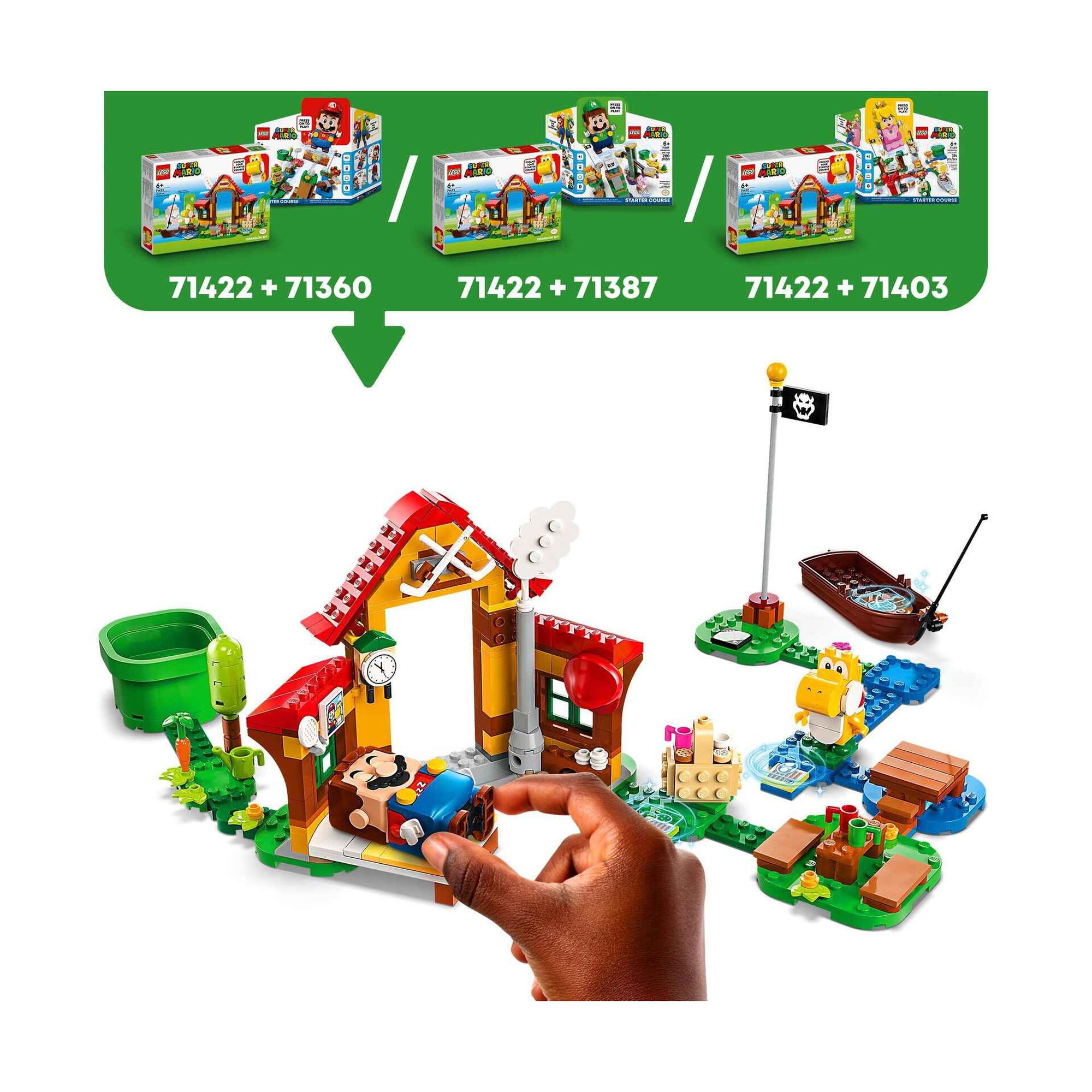 Set de Expansão Piquenique na casa do Mario - 71422 Set de Expansão Piquenique na casa do Mario - 71422