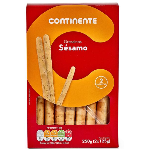 Gressinos com Sésamo Continente
