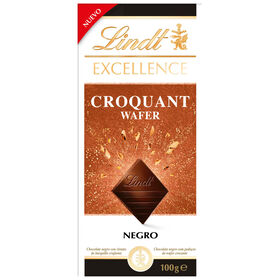 Tablete de Chocolate Negro Excellence Wafer Crocante Lindt