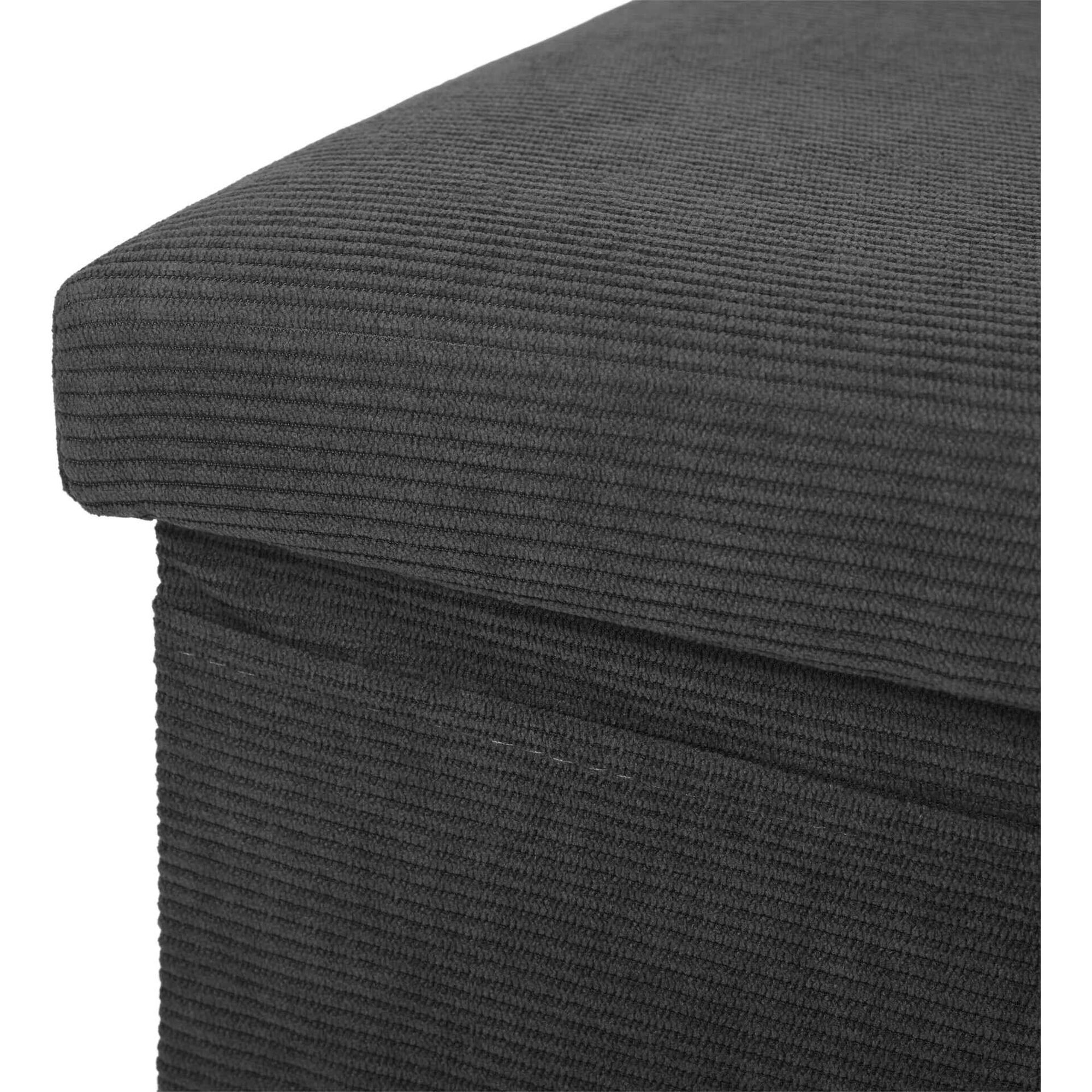 Banco Arruma&ccedil;&atilde;o 30x30x30cm Cinza